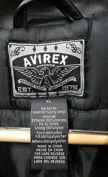 Avirex AVIREX faux leather jacket, vintage, 90s hip hop 1990s S Size US S / EU 44-46 / 1 - 7 Thumbnail