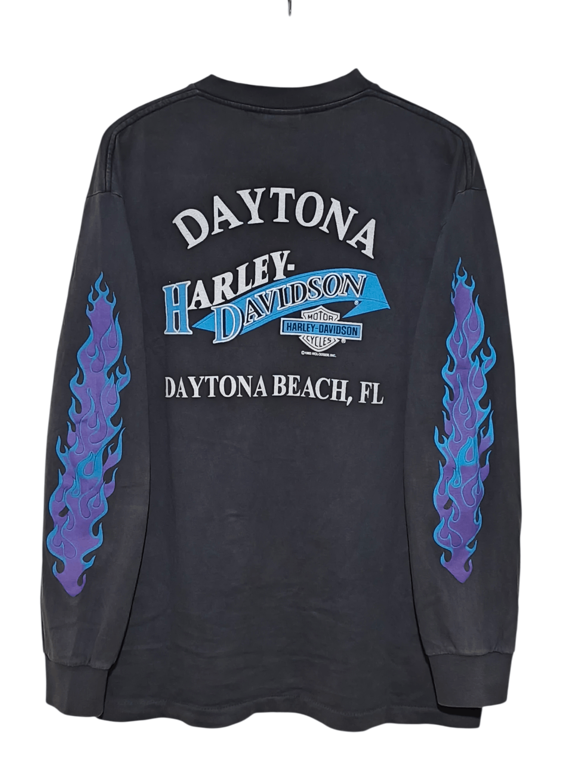 Harley Davidson Harley Davidson sun faded chrome sweet chrome blue flame Size US L / EU 52-54 / 3 - 2 Thumbnail