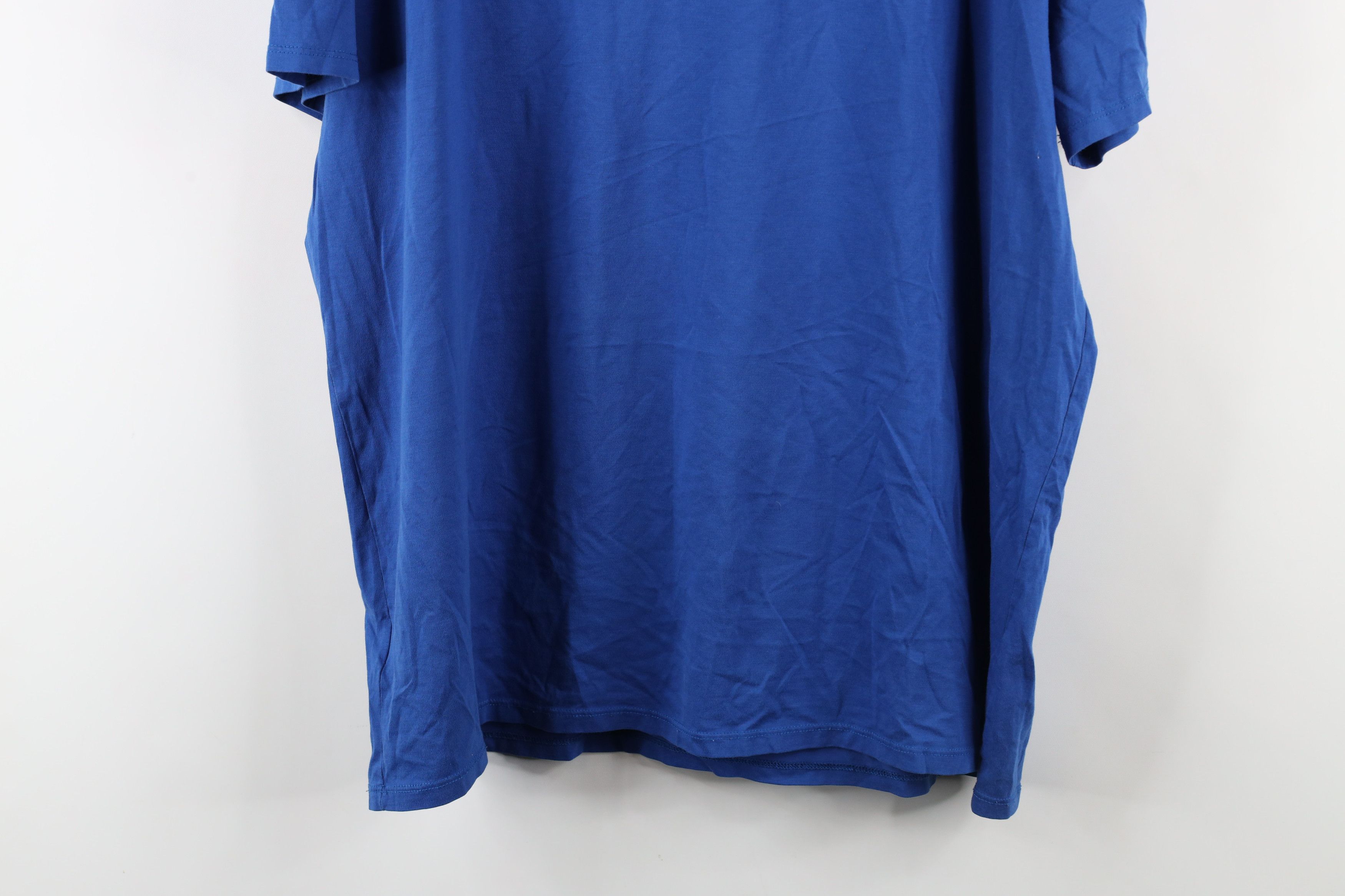 Lacoste × Vintage Lacoste Logo Pima Cotton Short Sleeve V-Neck T-Shirt Blue Size US XXL / EU 58 / 5 - 9 Thumbnail