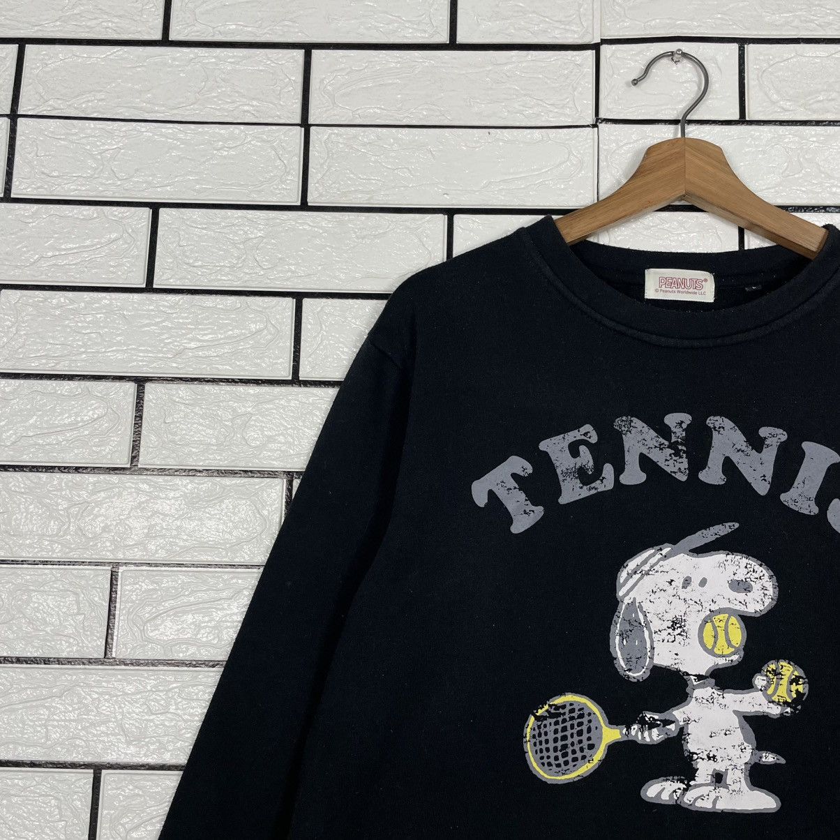 Japanese Brand Peanuts Snoopy Tennis Sweatshirt Size US S / EU 44-46 / 1 - 6 Thumbnail
