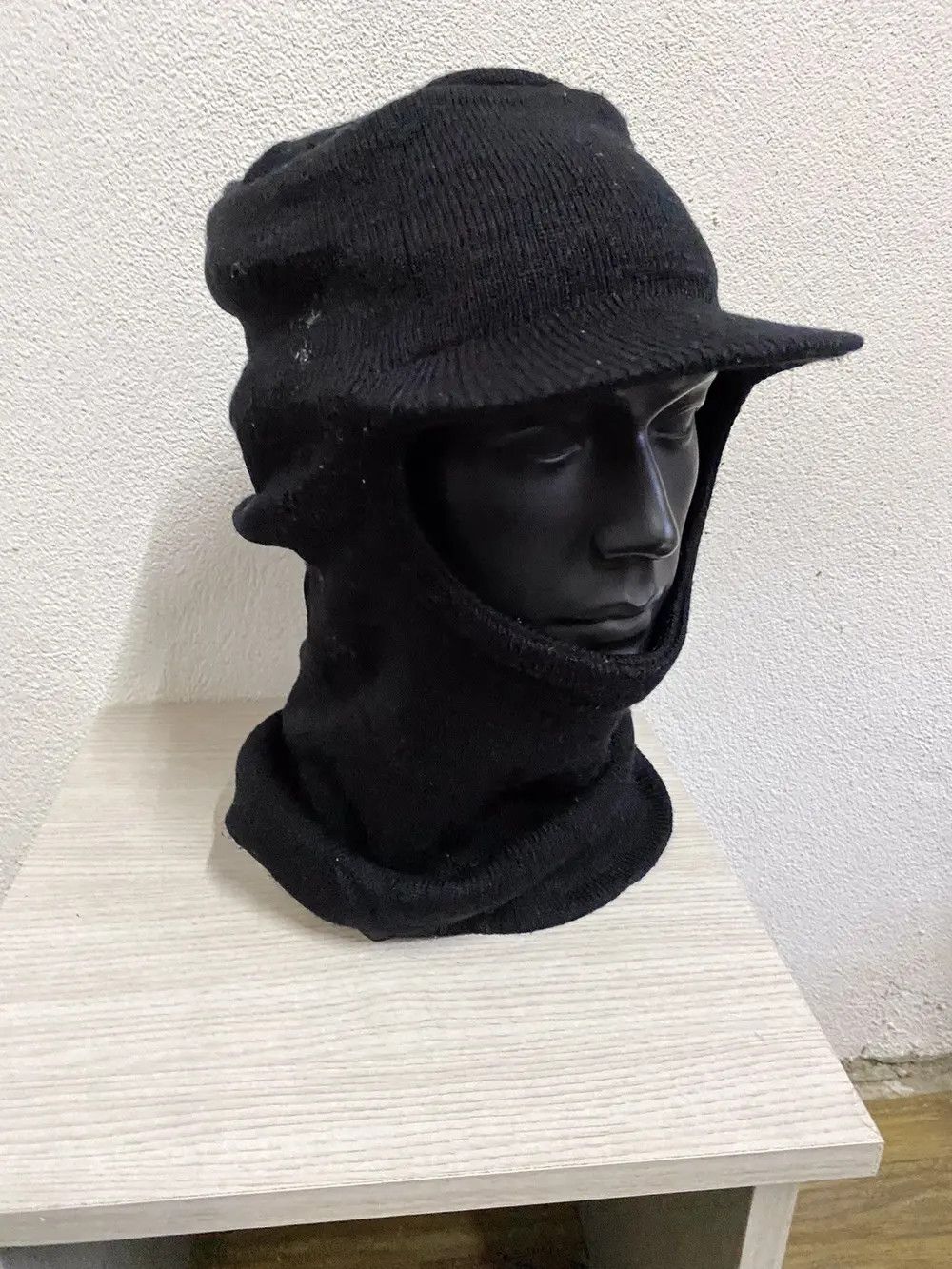 Japanese Brand × Vintage Japanese Brand Manabe Balaclava Beanie Hat Size ONE SIZE - 3 Thumbnail