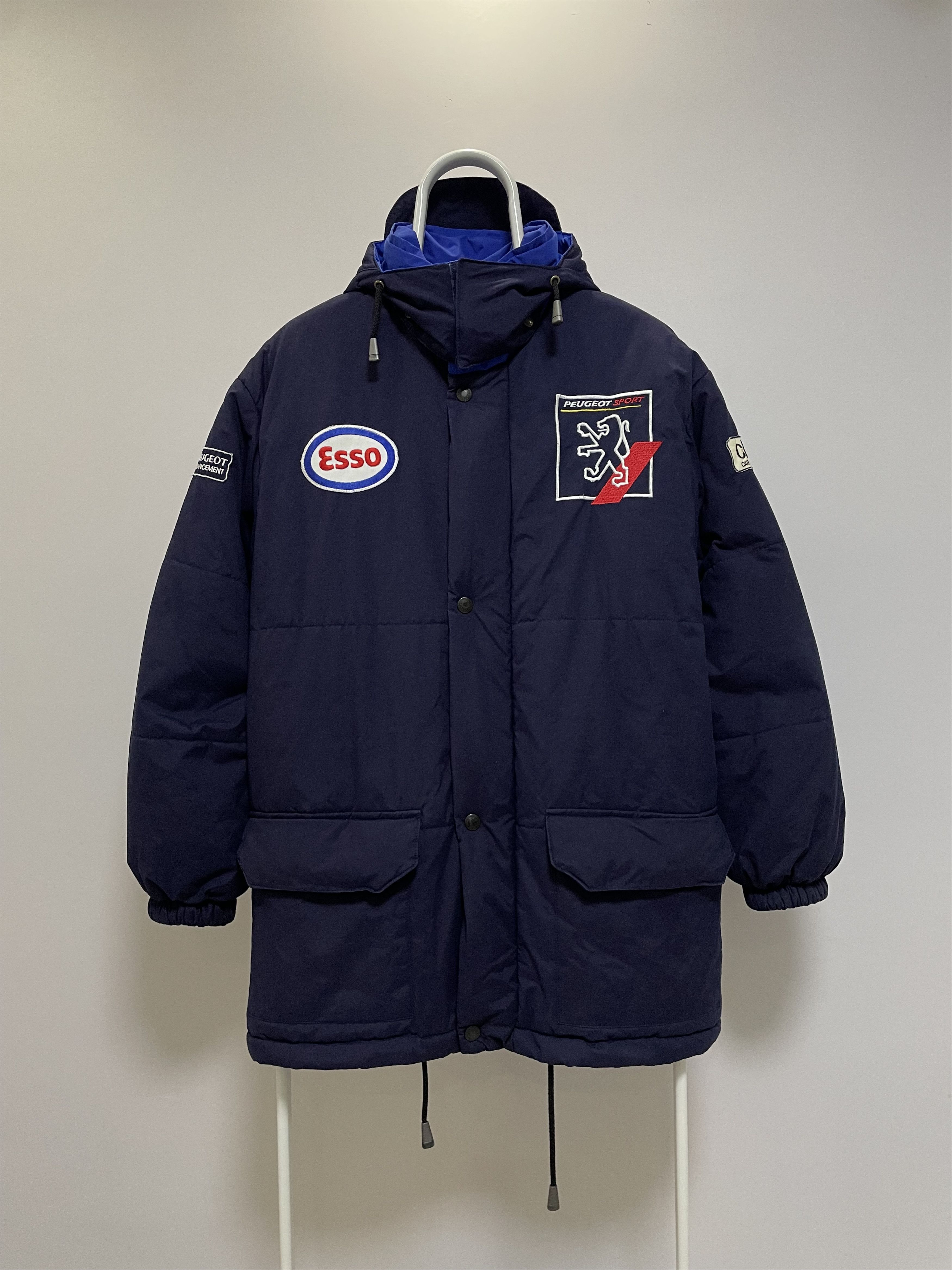 Vintage PEUGEOT Sport Esso Vintage Jacket Racing Rare 90s Rally F1 Size US M / EU 48-50 / 2 - 2 Thumbnail