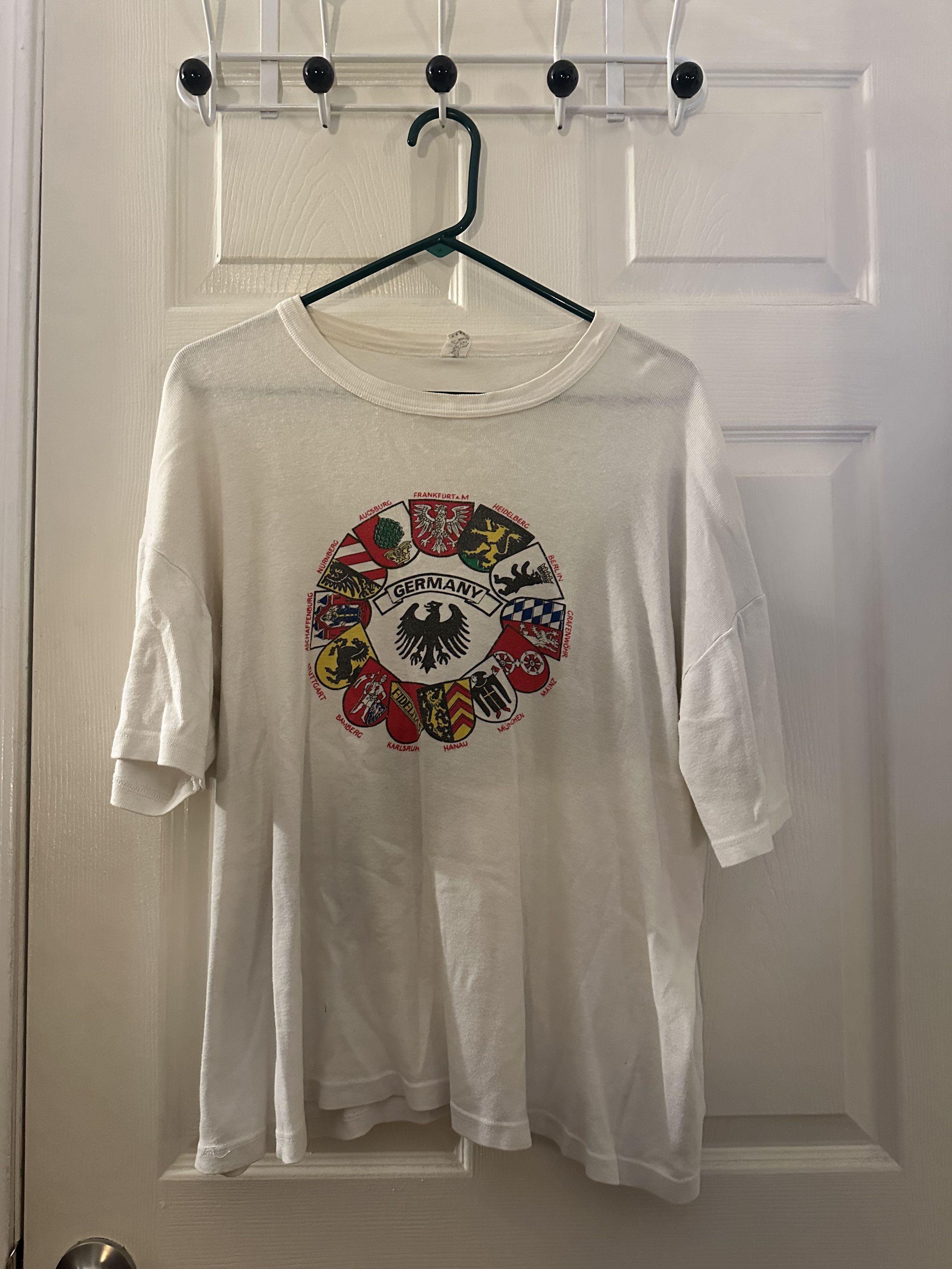 Other Vintage White Shirt "Germany" Single stitch Size US M / EU 48-50 / 2 - 1 Thumbnail
