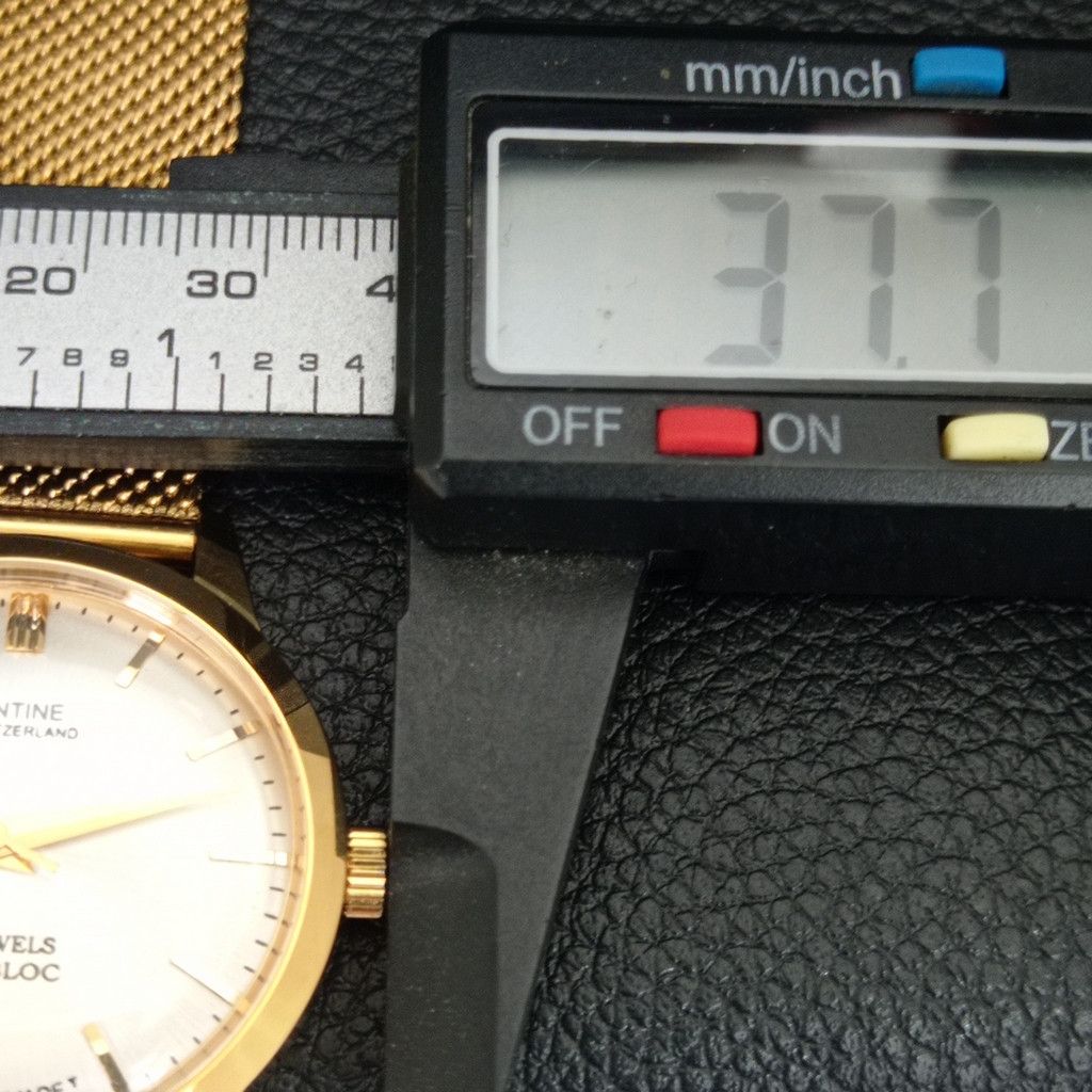 Other VINTAGE MONTINE HAND-WINDING SWISS MENS SILVER WATCH a444162 Size 38 - 7 Thumbnail