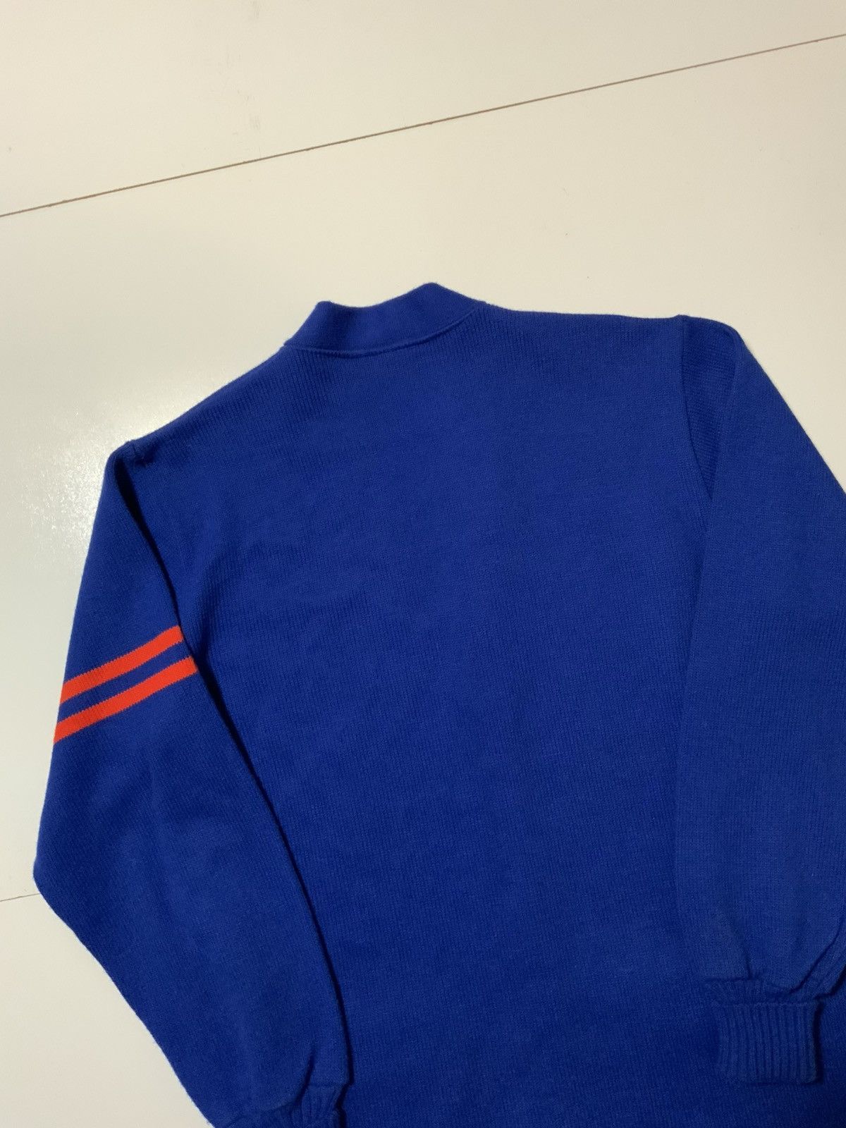 Vintage Vintage 60s 70s Hatchers MFG Stripe Varsity Cardigan Sweater Size US M / EU 48-50 / 2 - 4 Thumbnail