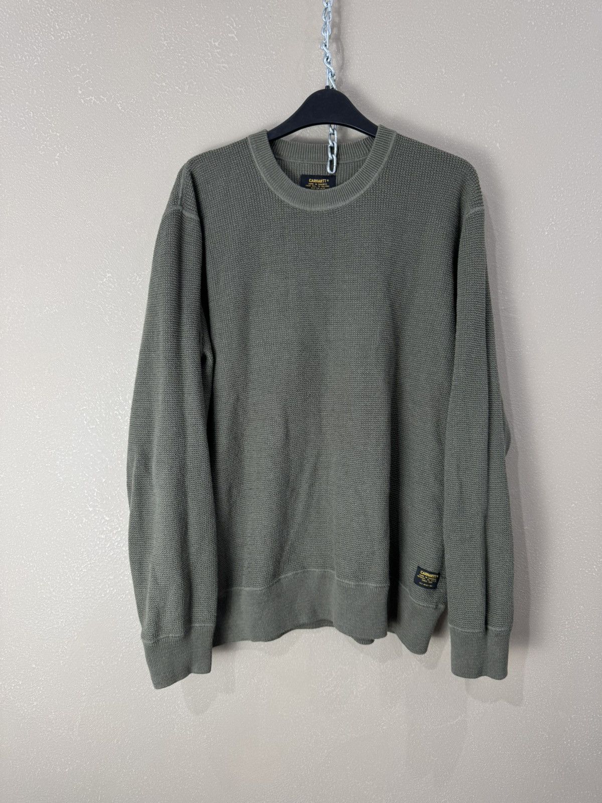 Carhartt Carhartt WIP streetwear military style sweater size M Size US L / EU 52-54 / 3 - 1 Thumbnail
