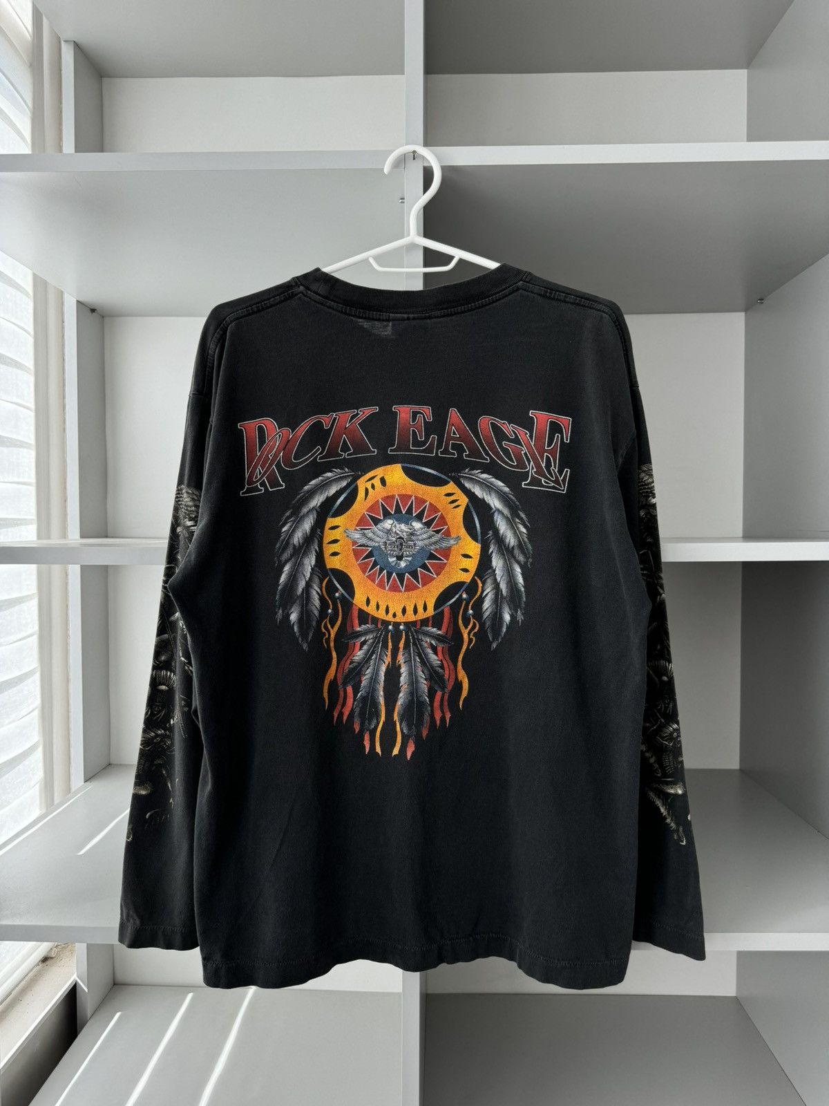 Band Tees × Vintage Rock Eagle Vintage Spirit of the Eagle Longsleeve Size US S / EU 44-46 / 1 - 8 Thumbnail