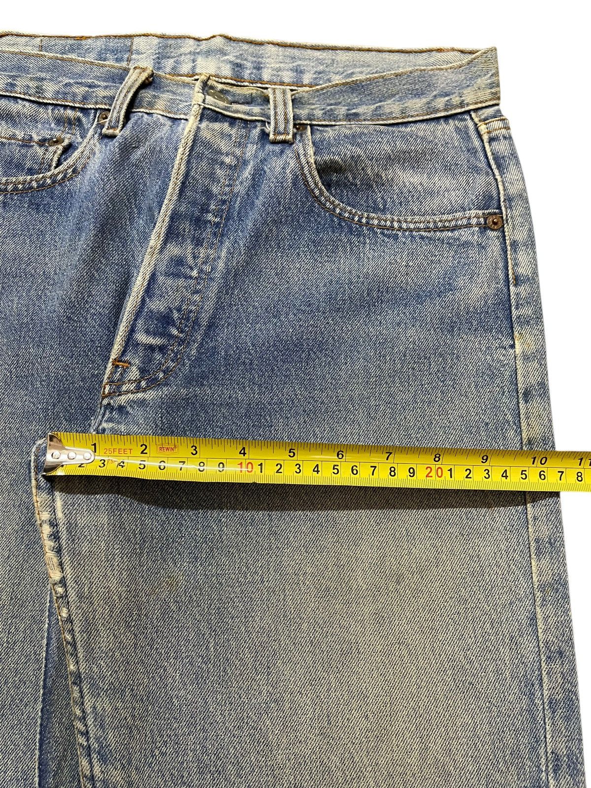 Levi's Vintage 80s Levis 501 Mud Wash Distress Style Jeans Size US 30 / EU 46 - 15 Thumbnail