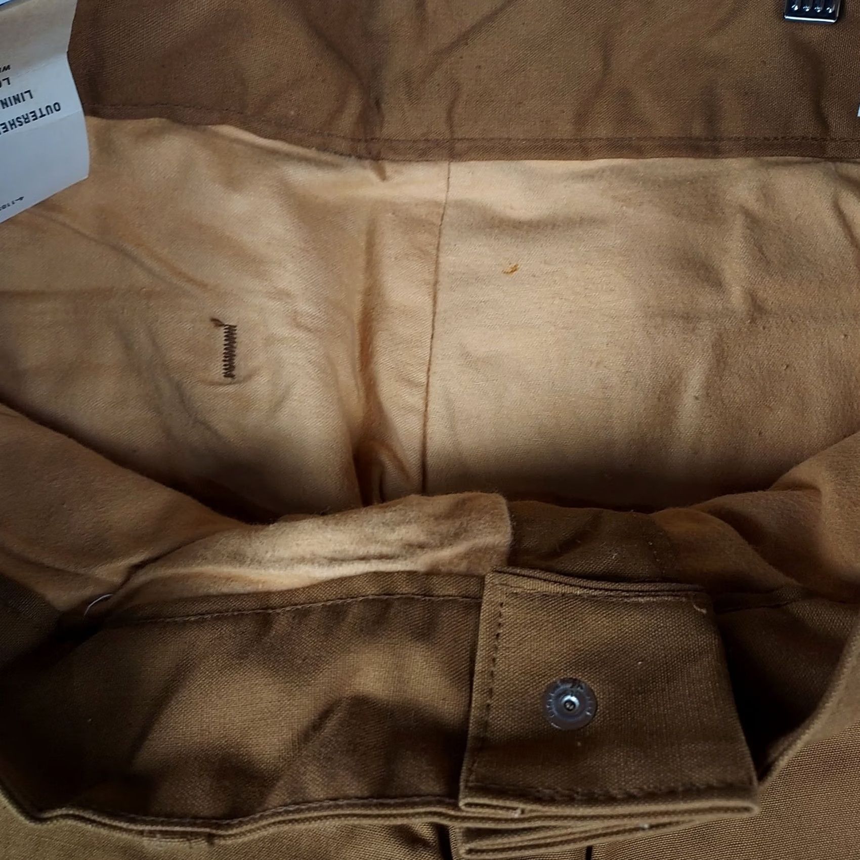 Vintage Black Sheep Pants Brown Flannel Lined Size 36 NWT Regular Straight Pockets 31 Inseam Winter Fall Spring Snow Pants Mens Size US 36 / EU 52 - 4 Thumbnail