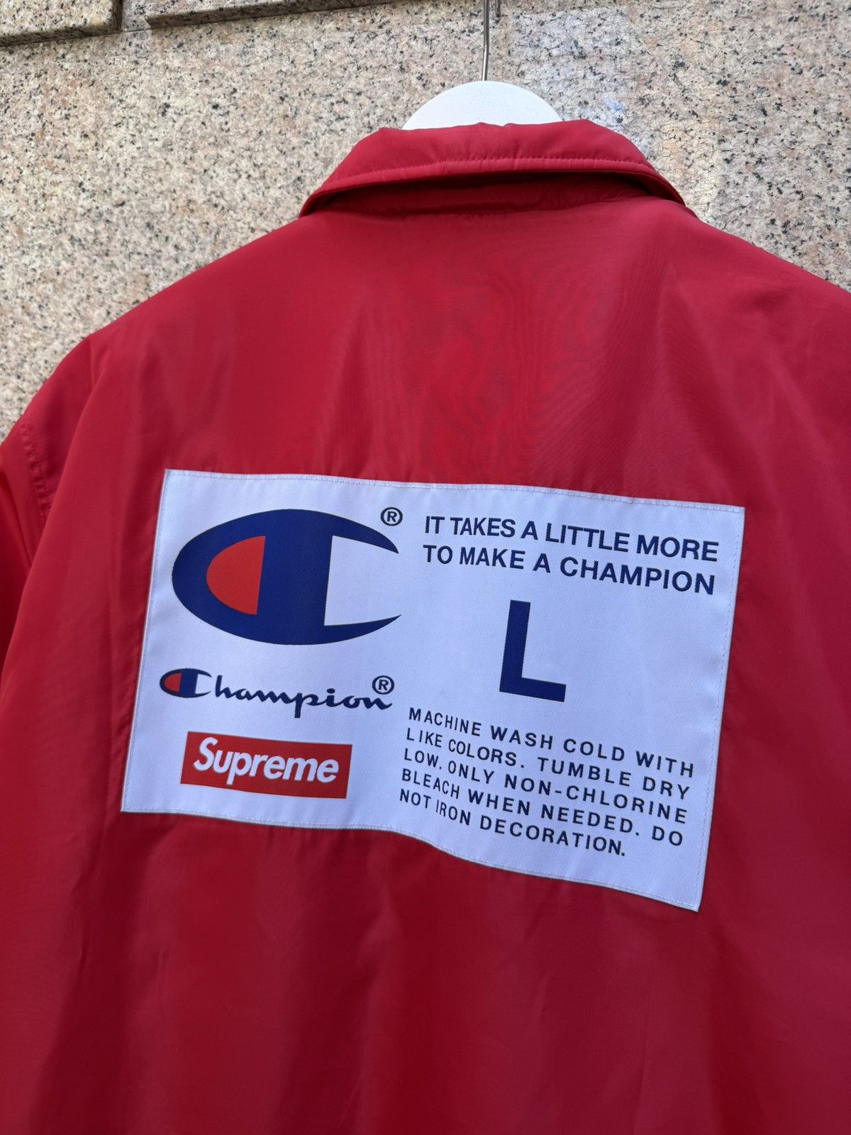 Champion × Supreme Supreme X Champion jacket navy L Size US L / EU 52-54 / 3 - 5 Thumbnail