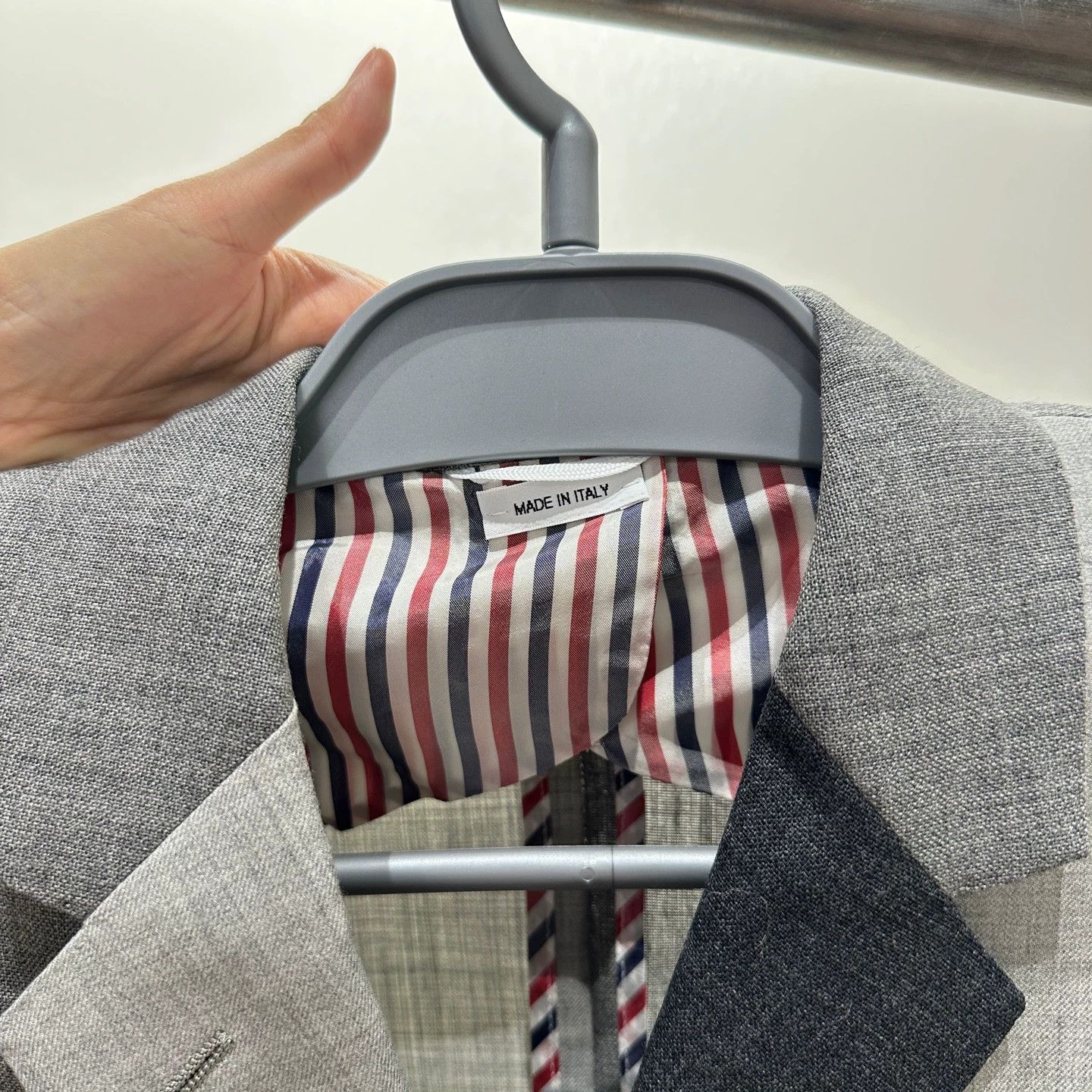 Thom Browne Thom Browne mar352 colorblocked blazer 40 Size 40R - 3 Thumbnail