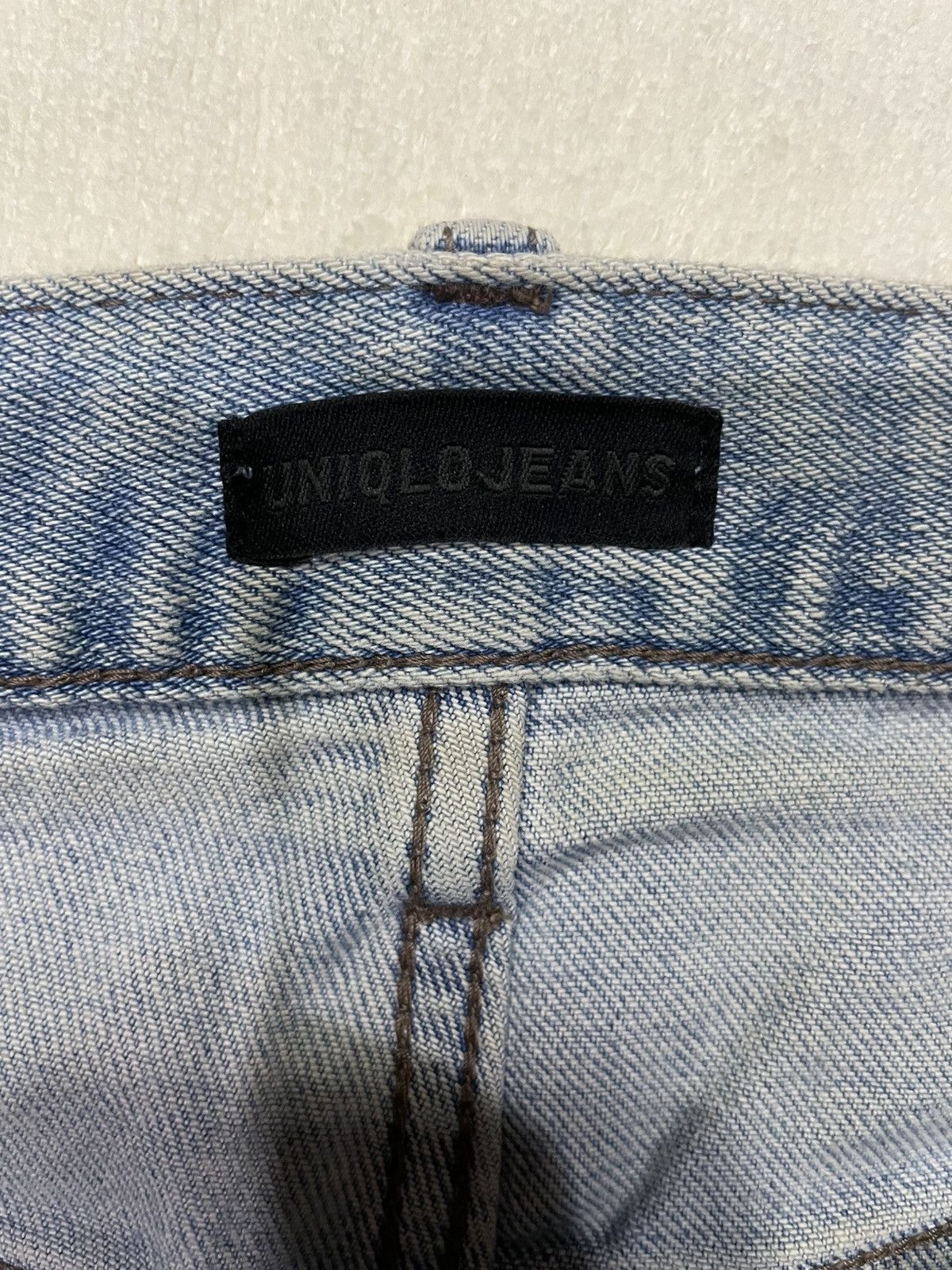 Uniqlo Vintage Uniqlo Skinny Distress Mudwash Denim Jeans Size US 32 / EU 48 - 8 Thumbnail