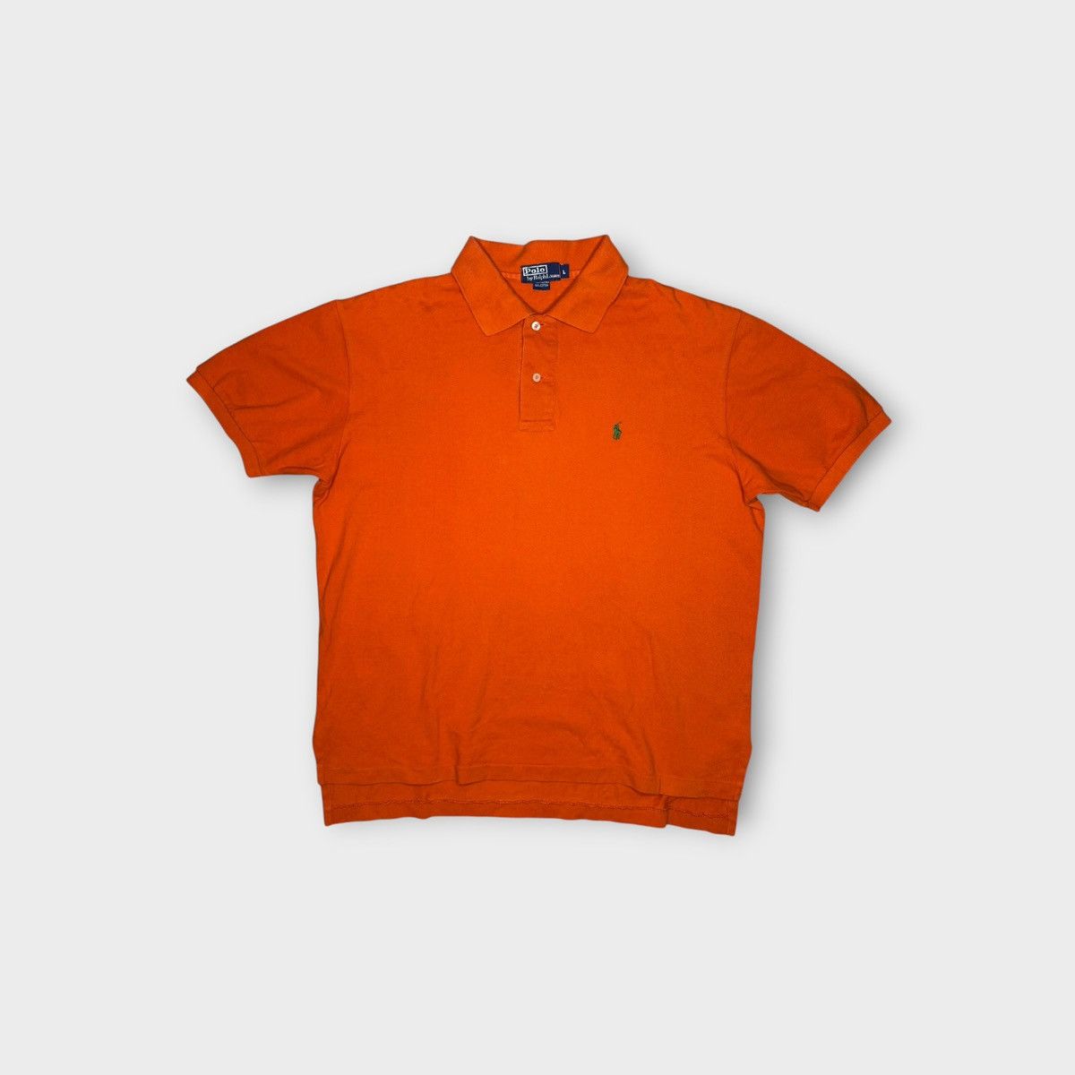 Polo Ralph Lauren Ralph Lauren Vintage Orange Men’s Polo T-Shirt Size US L / EU 52-54 / 3 - 3 Thumbnail