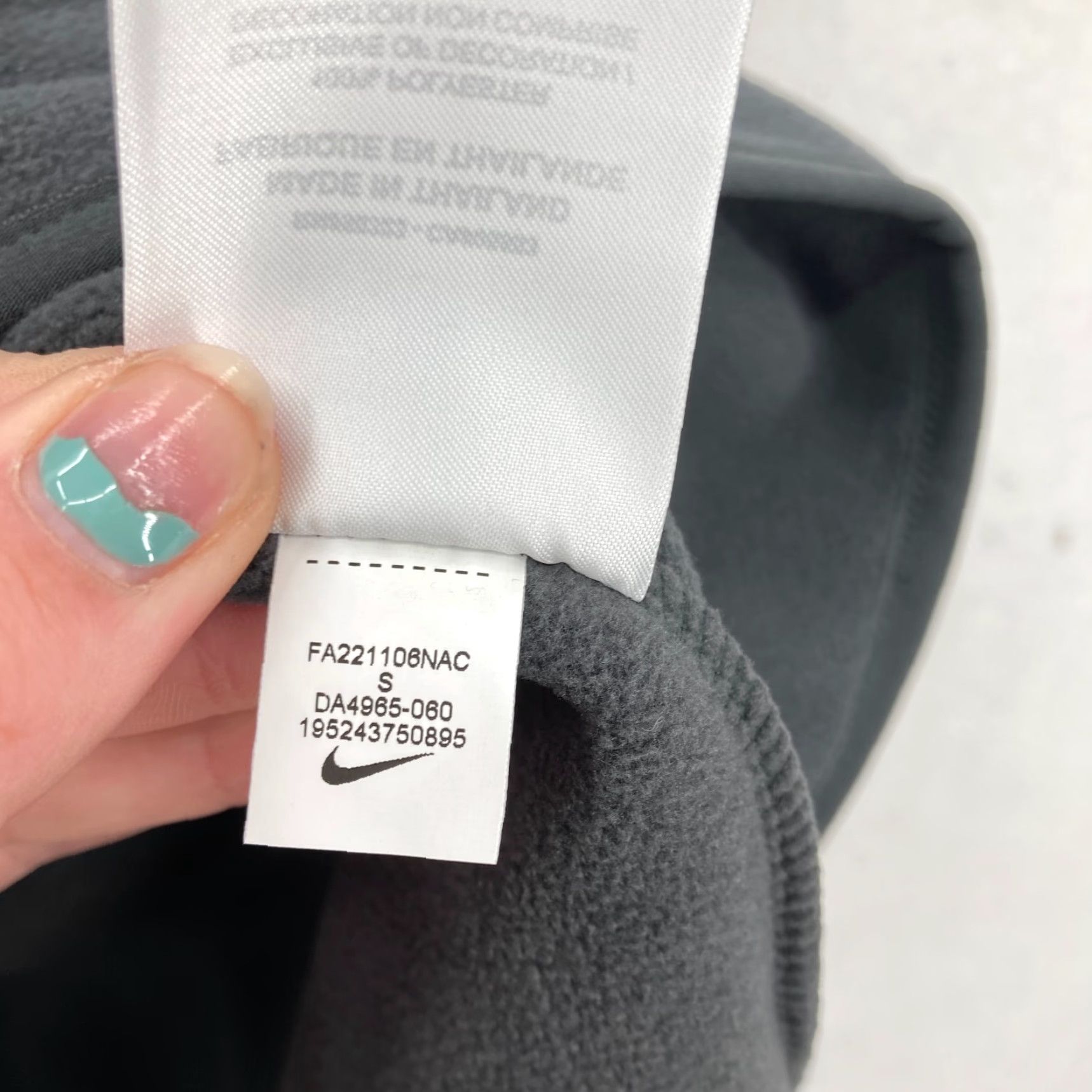Nike Nike Football Therma Fit Fleece Vest Mens Small Quarter Zip Logo University Size US S / EU 44-46 / 1 - 6 Thumbnail