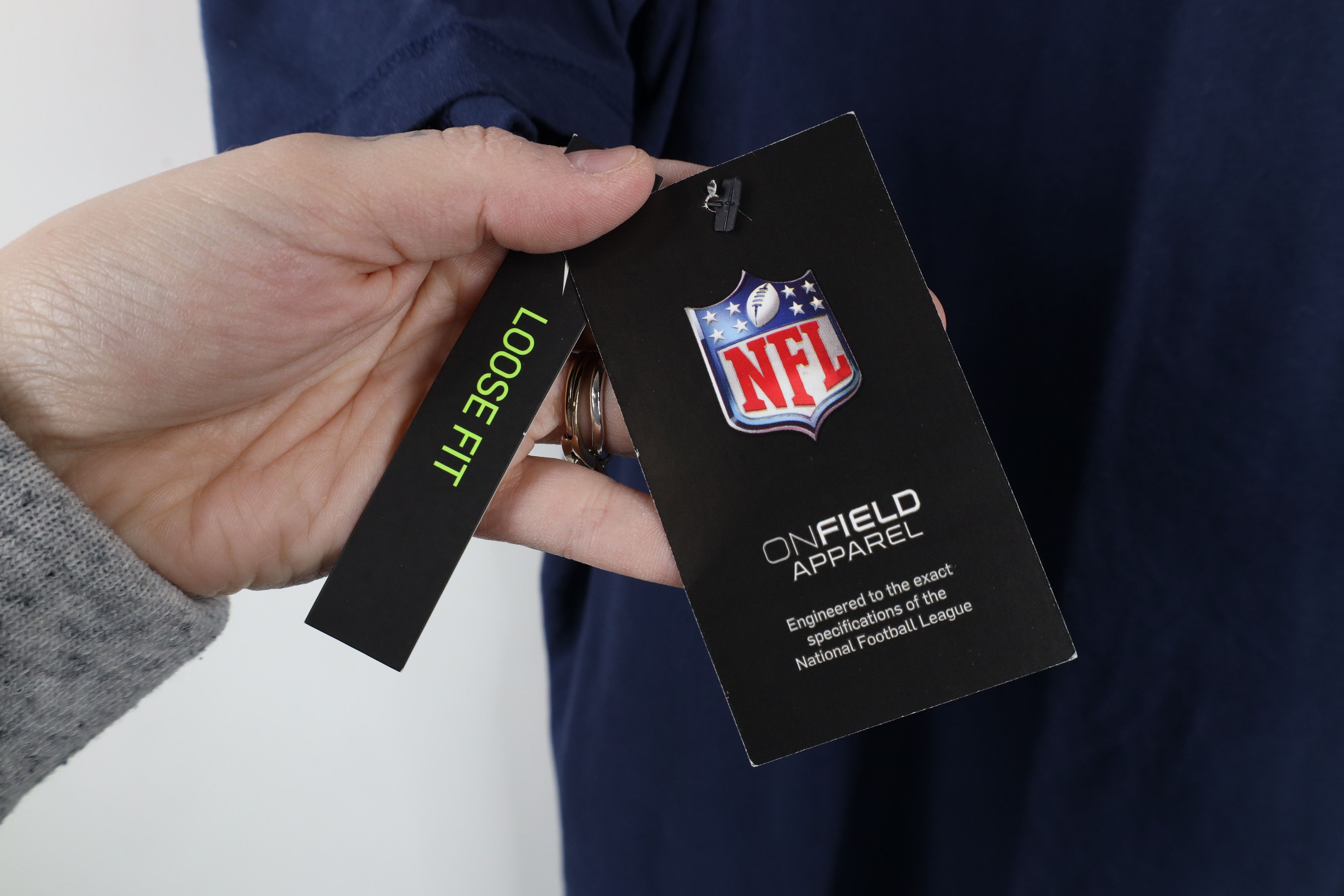 Nike × Vintage New Nike On Field Seahawks Football Hoodie Hooded T-Shirt Size US M / EU 48-50 / 2 - 8 Thumbnail