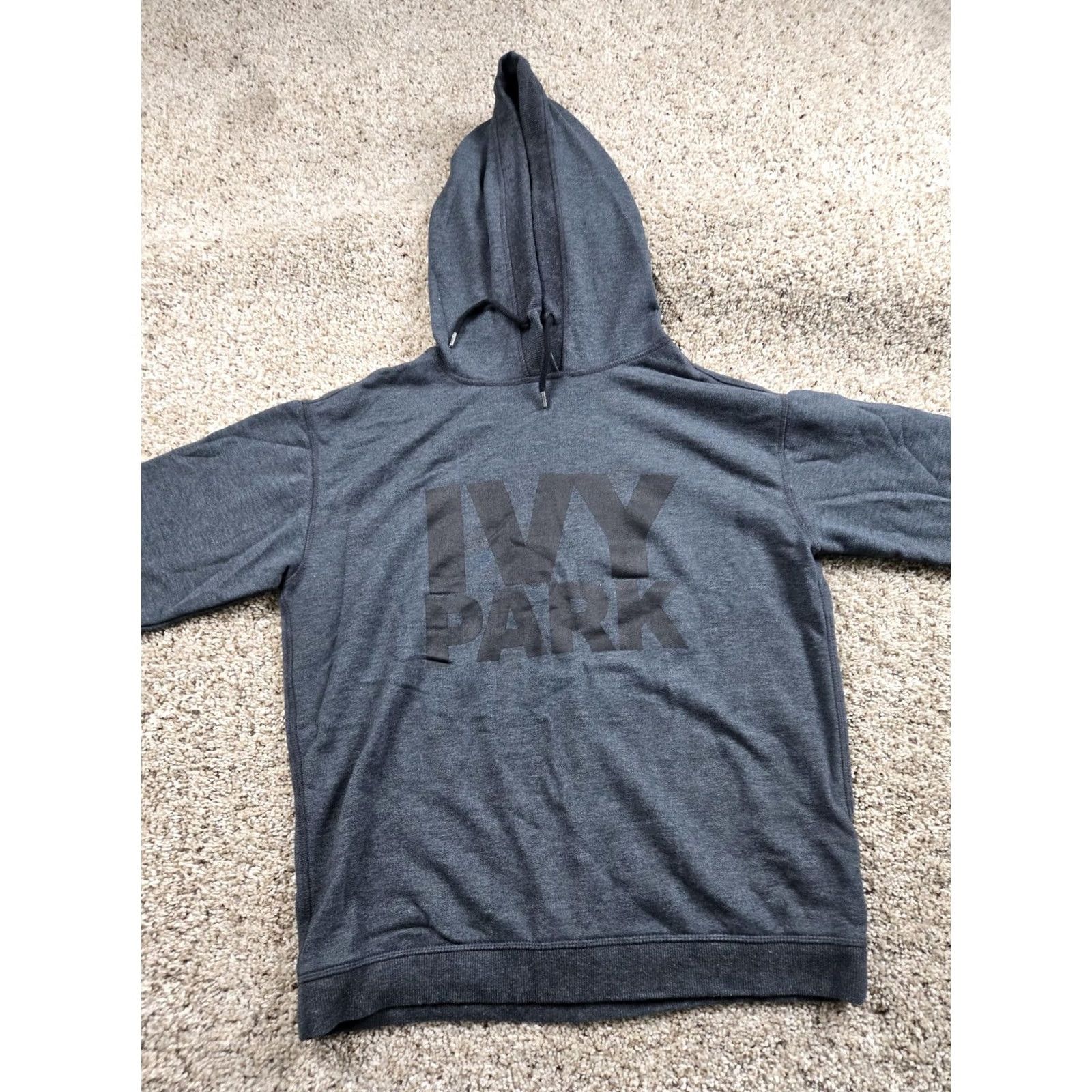 Ivy Park IVY PARK Hoodie Womens S Gray Logo Pullover Knit Sweatshirt Graphic Size S / US 4 / IT 40 - 3 Thumbnail