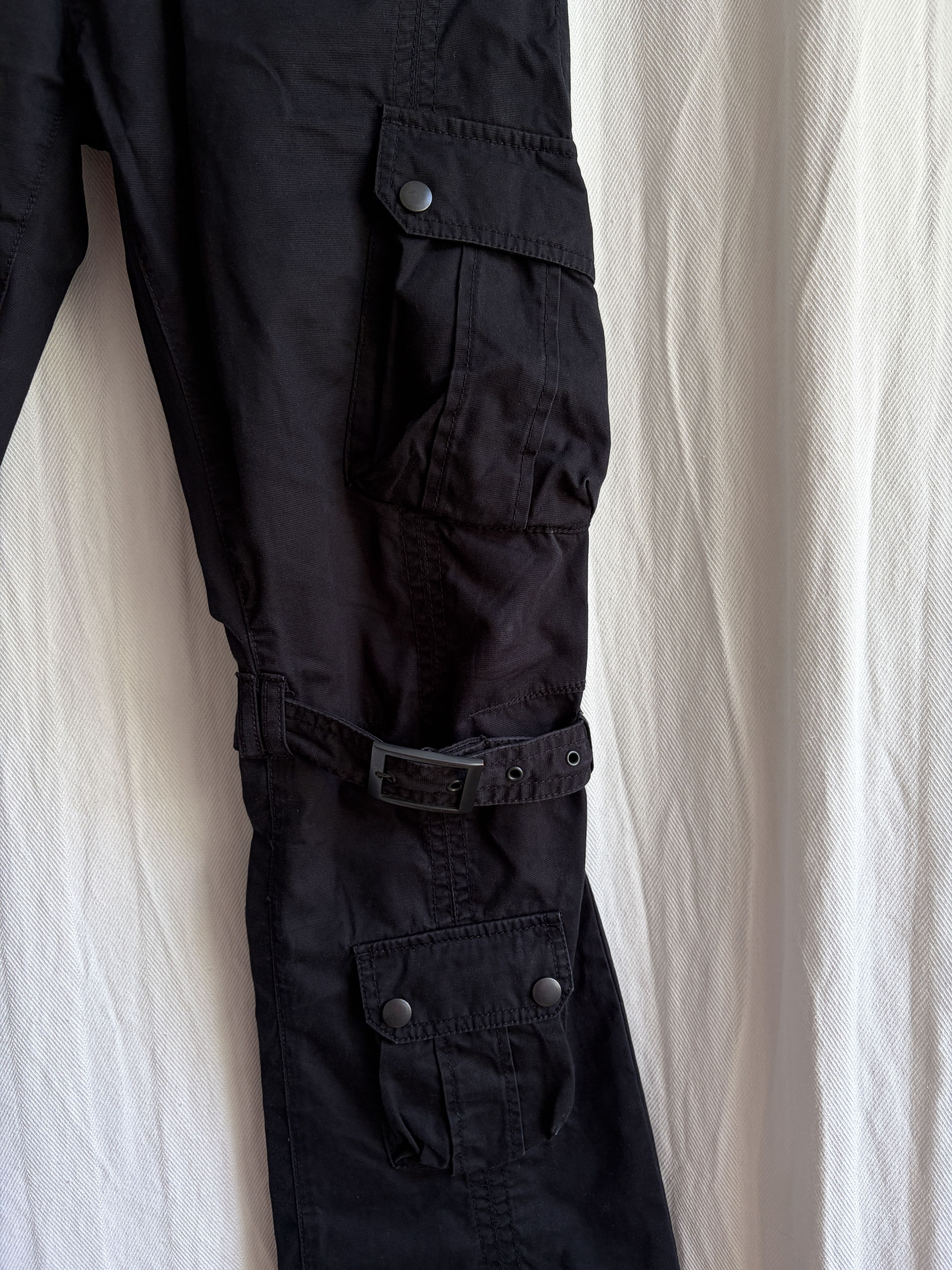 Tete Homme 90s Bondage Flared Cargo Pants Size US 30 / EU 46 - 2 Thumbnail