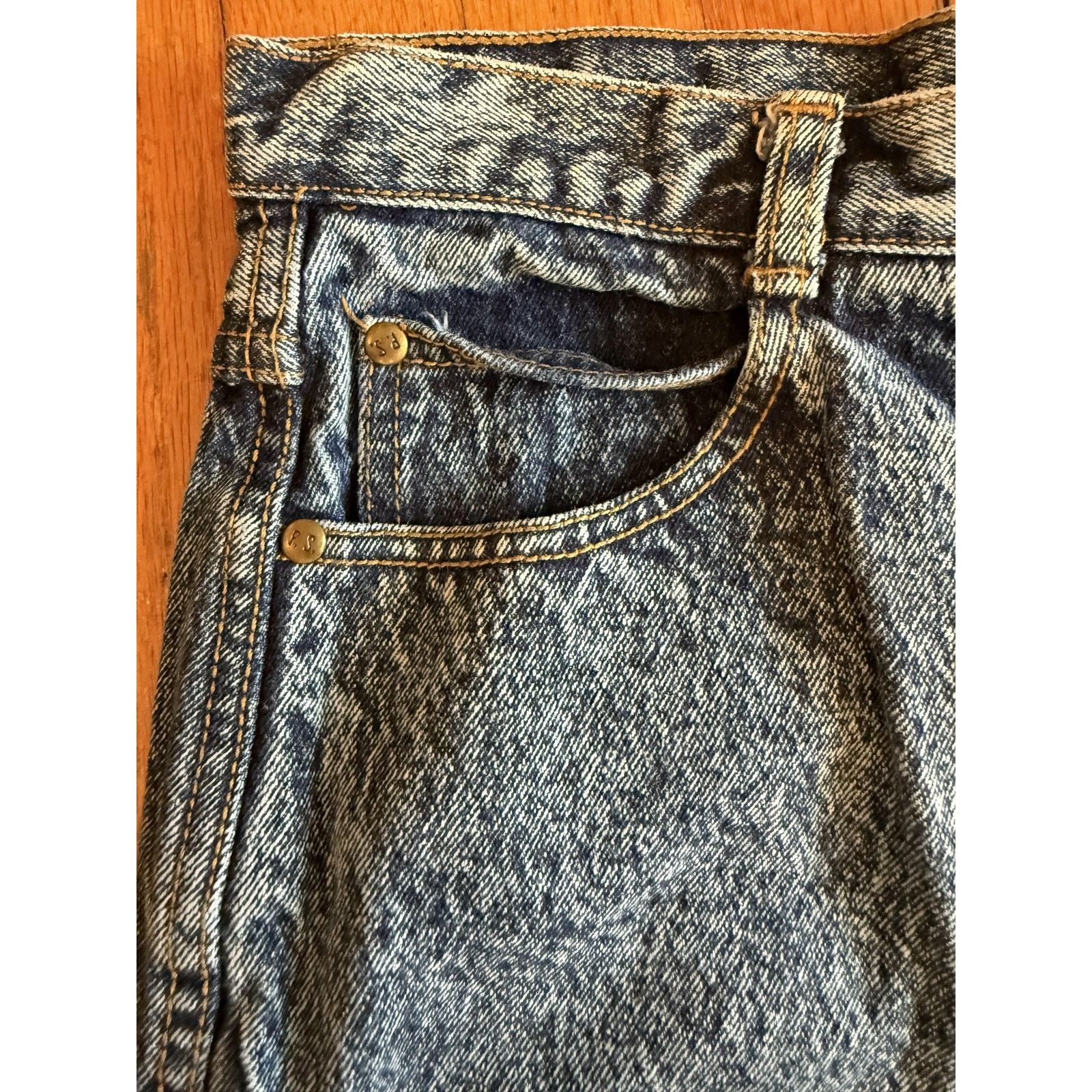 Other Vintage PS Gitano Womens High Waisted Tapered Jeans 14 Long Size 36" / US 14 / IT 50 - 4 Thumbnail