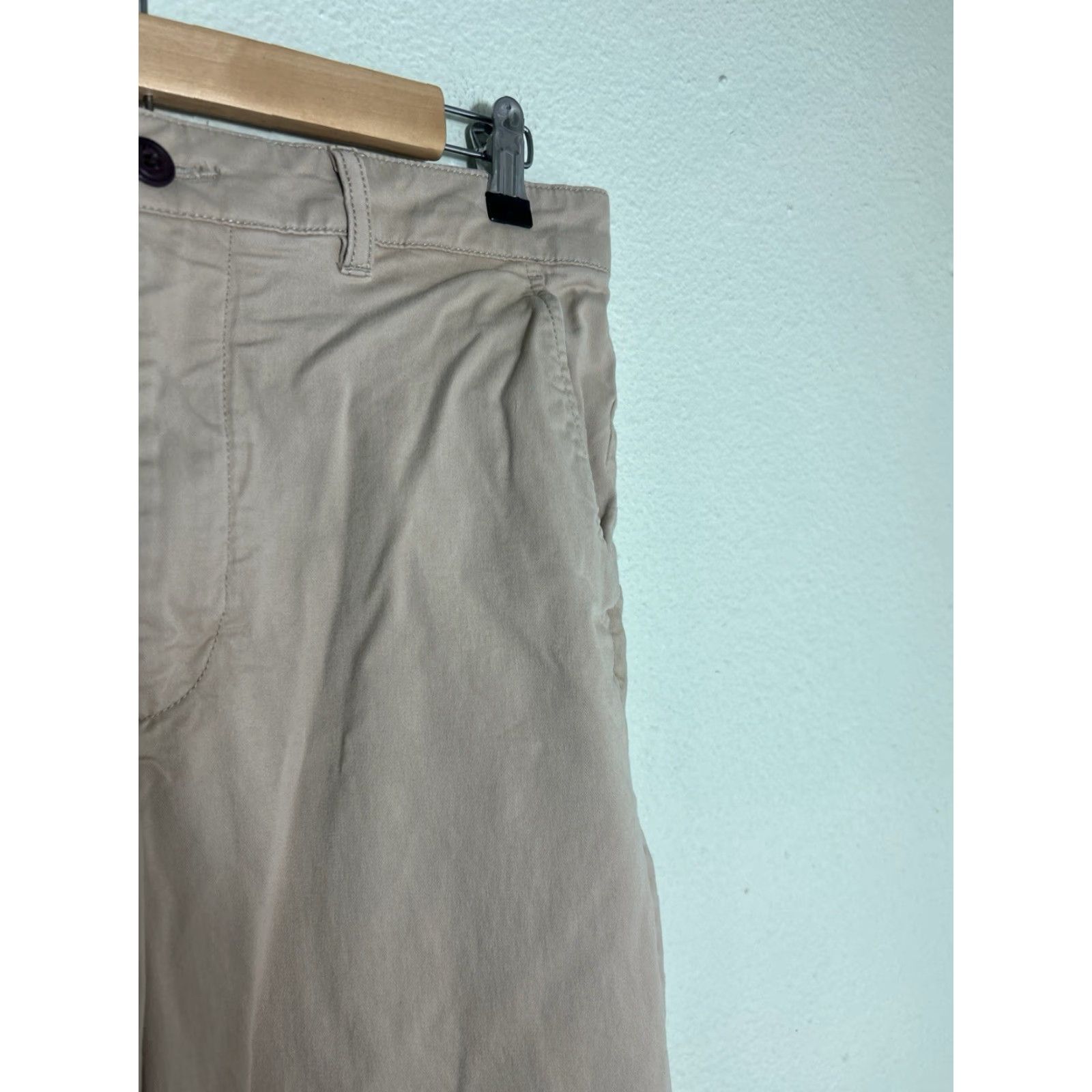 Vintage LL Bean Pants Men 33x31 Beige Chino Classic Fit Straight Leg 509409 Pants Casual Business Travel Moderate Vintage No? Size US 33 - 5 Thumbnail