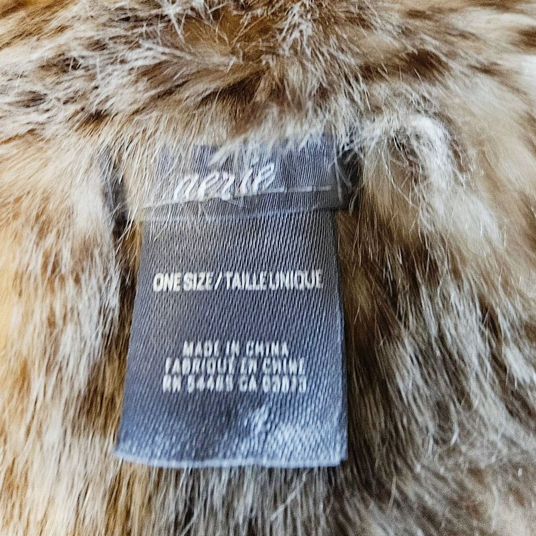 American Eagle Outfitters EUC VTG American Eagle Aerie Knit Faux Fur Infinity Scarf Size ONE SIZE - 3 Thumbnail