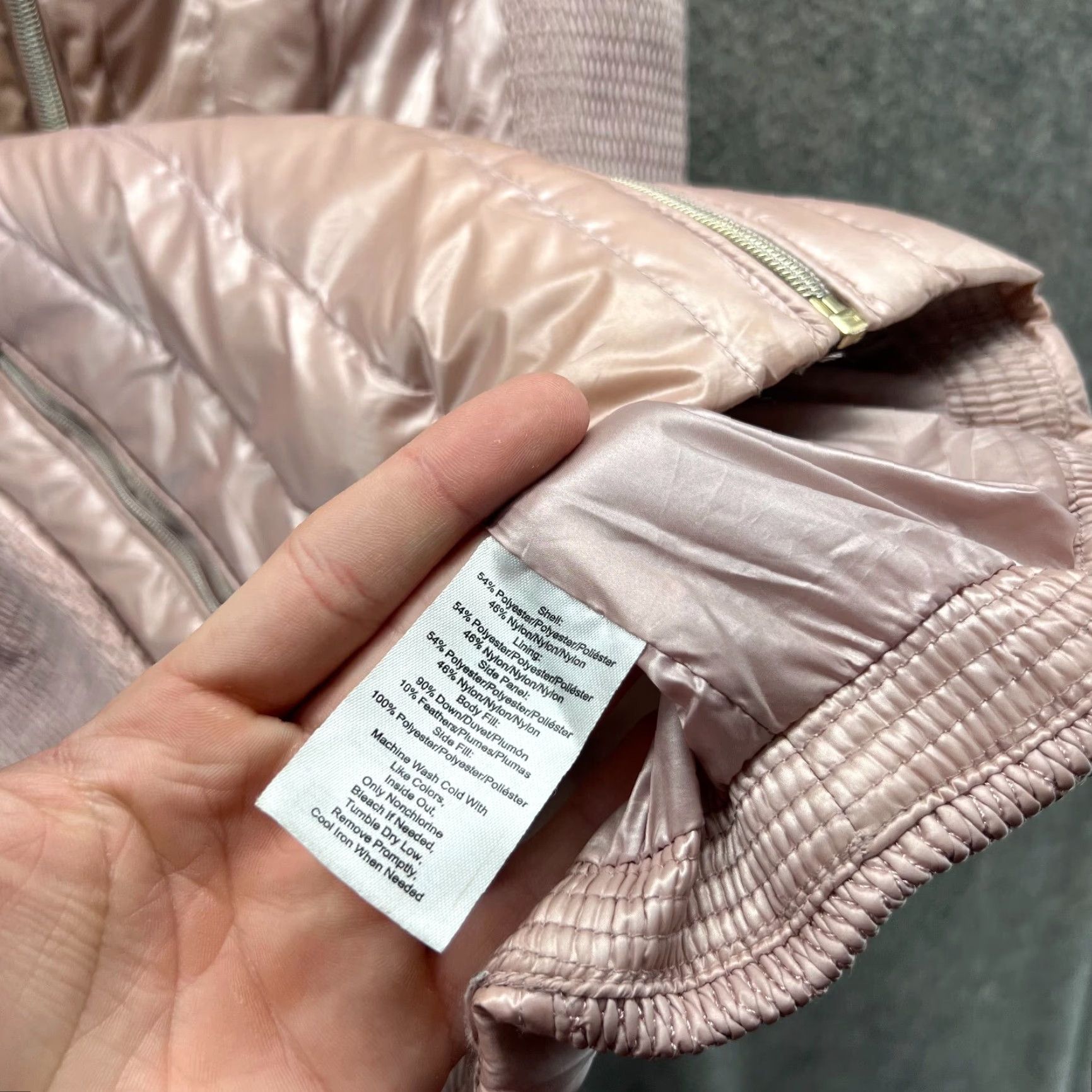 Calvin Klein Calvin Klein Vest Women Medium Pink Full Zip Puffer Down Jacket Size M / US 6-8 / IT 42-44 - 3 Thumbnail