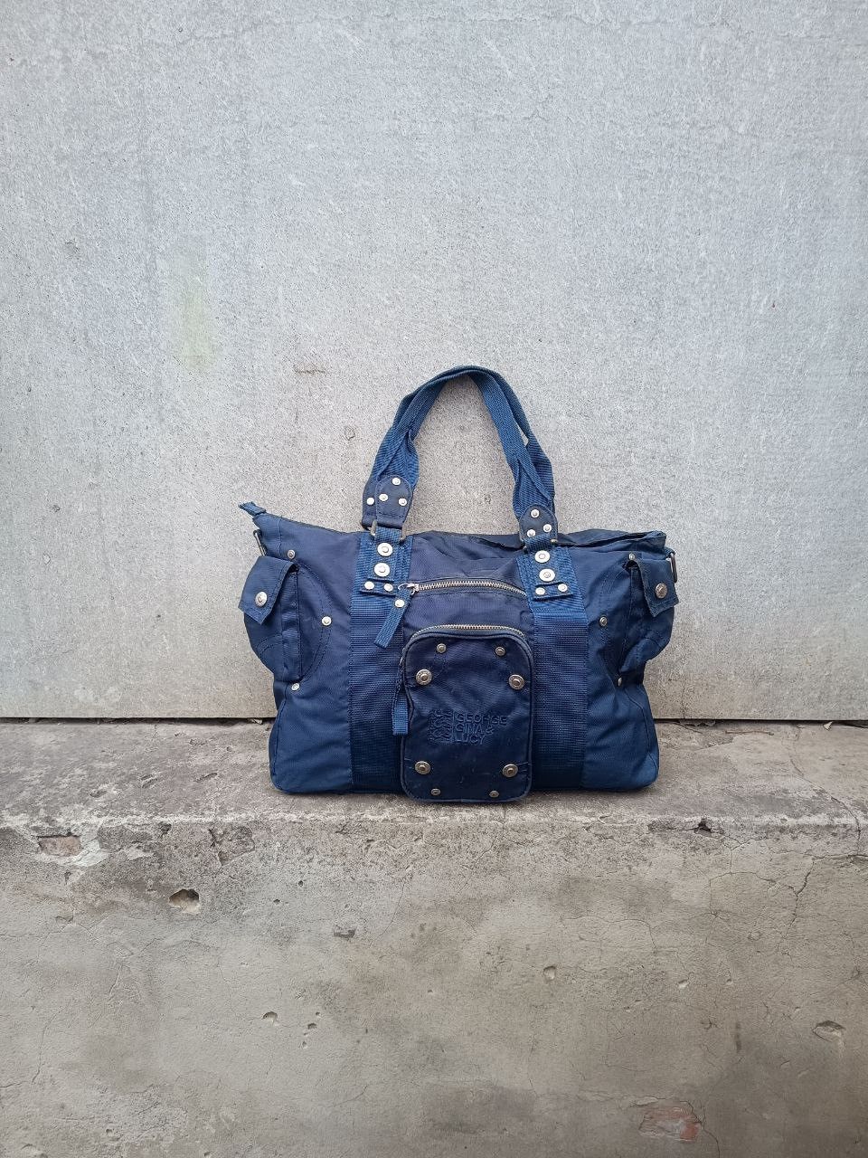 Vintage George Gina & Lucy GGL navy blue bag Japanese Japan brand Size ONE SIZE - 1 Thumbnail