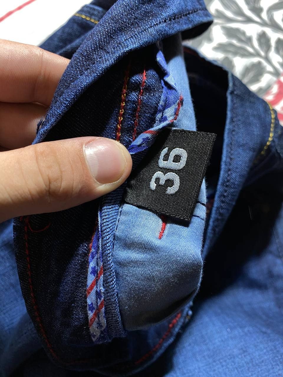 Japanese Brand Crazy Crash Dirty Baggy Faded Jean Japan Avant Garde Style Size US 36 / EU 52 - 2 Thumbnail