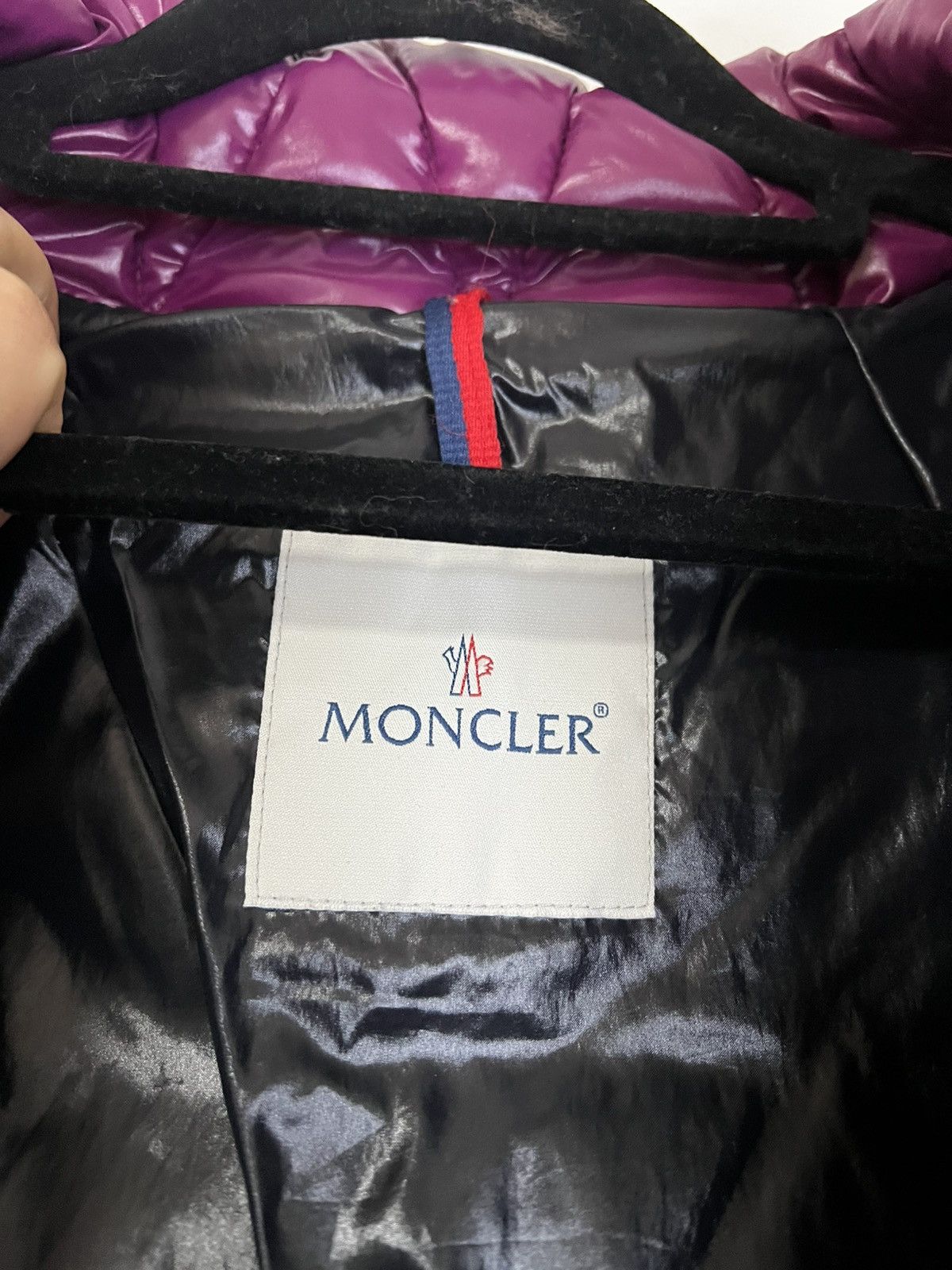 Moncler Original moncler xs puffer jacket violet goose down Size XS / US 0-2 / IT 36-38 - 7 Thumbnail