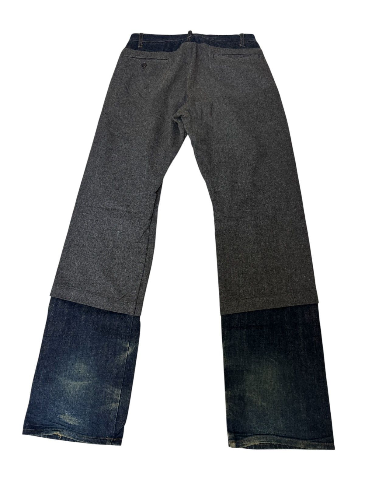 ABAHOUSE Abahouse Selvege Double Layer wool Denim Pants Size US 30 / EU 46 - 6 Thumbnail