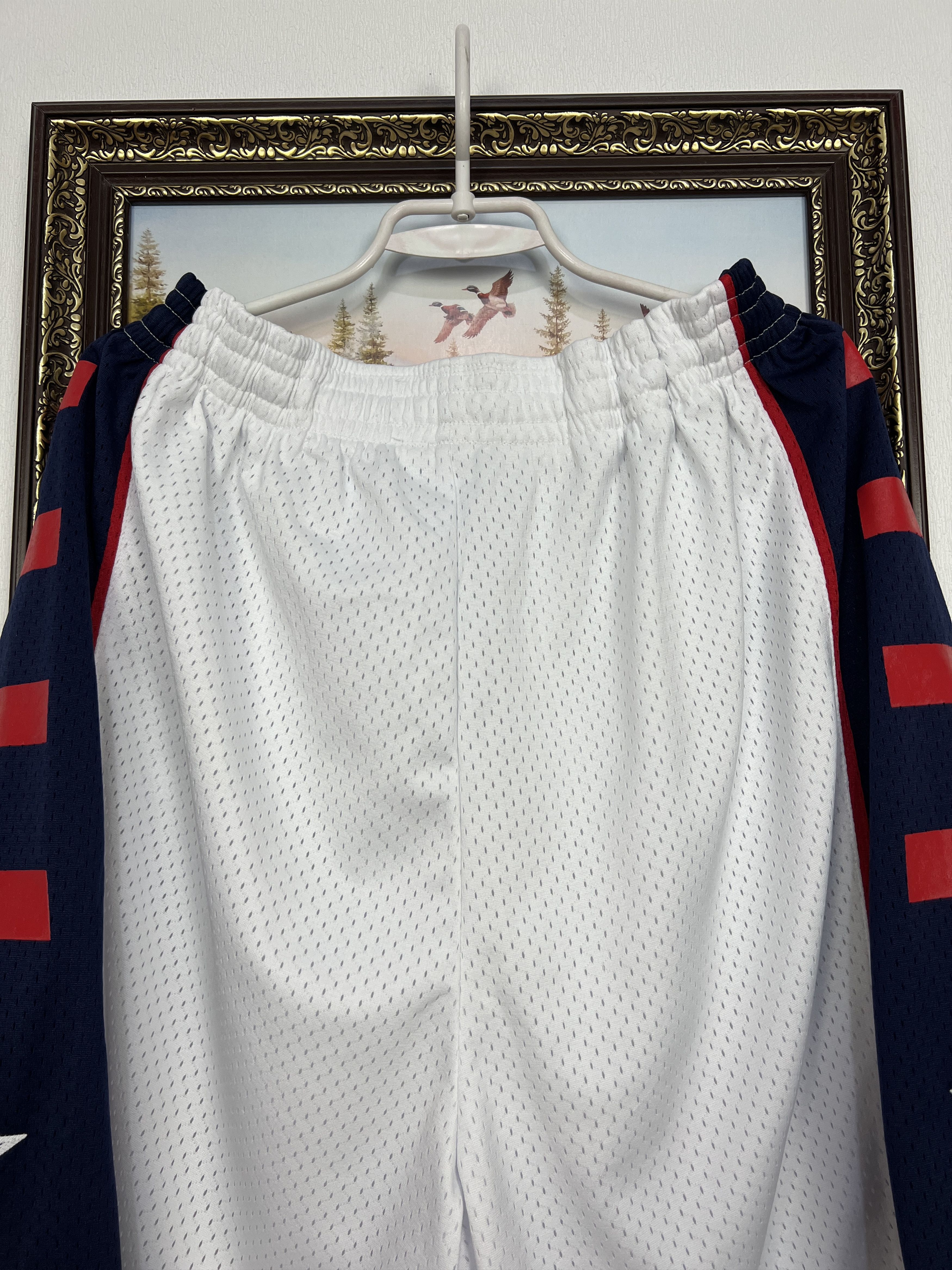 Reebok Vintage 2000's Reebok Team USA Basketball Shorts NBA 2XL Size US 38 / EU 54 - 11 Thumbnail
