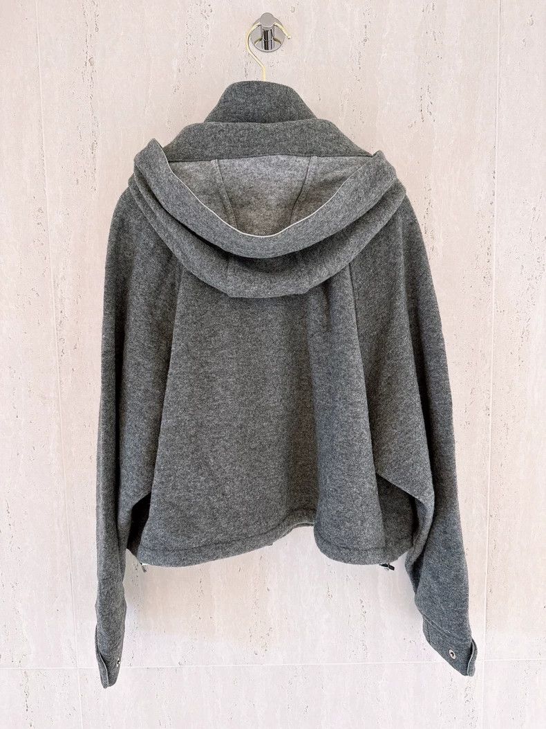 Loro Piana LORO PIANA Icery series, grey cashmere short coat Size S / US 4 / IT 40 - 2 Thumbnail