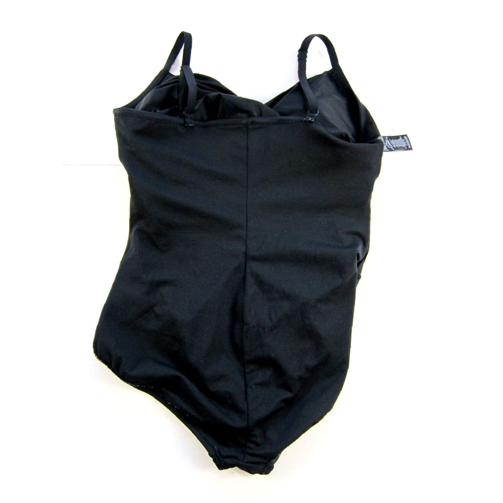 J Brand VINTAGE Embrace Your Curves Black Miracle Brand Black Slimming One Piece Swimsuit 1X Size ONE SIZE - 4 Thumbnail