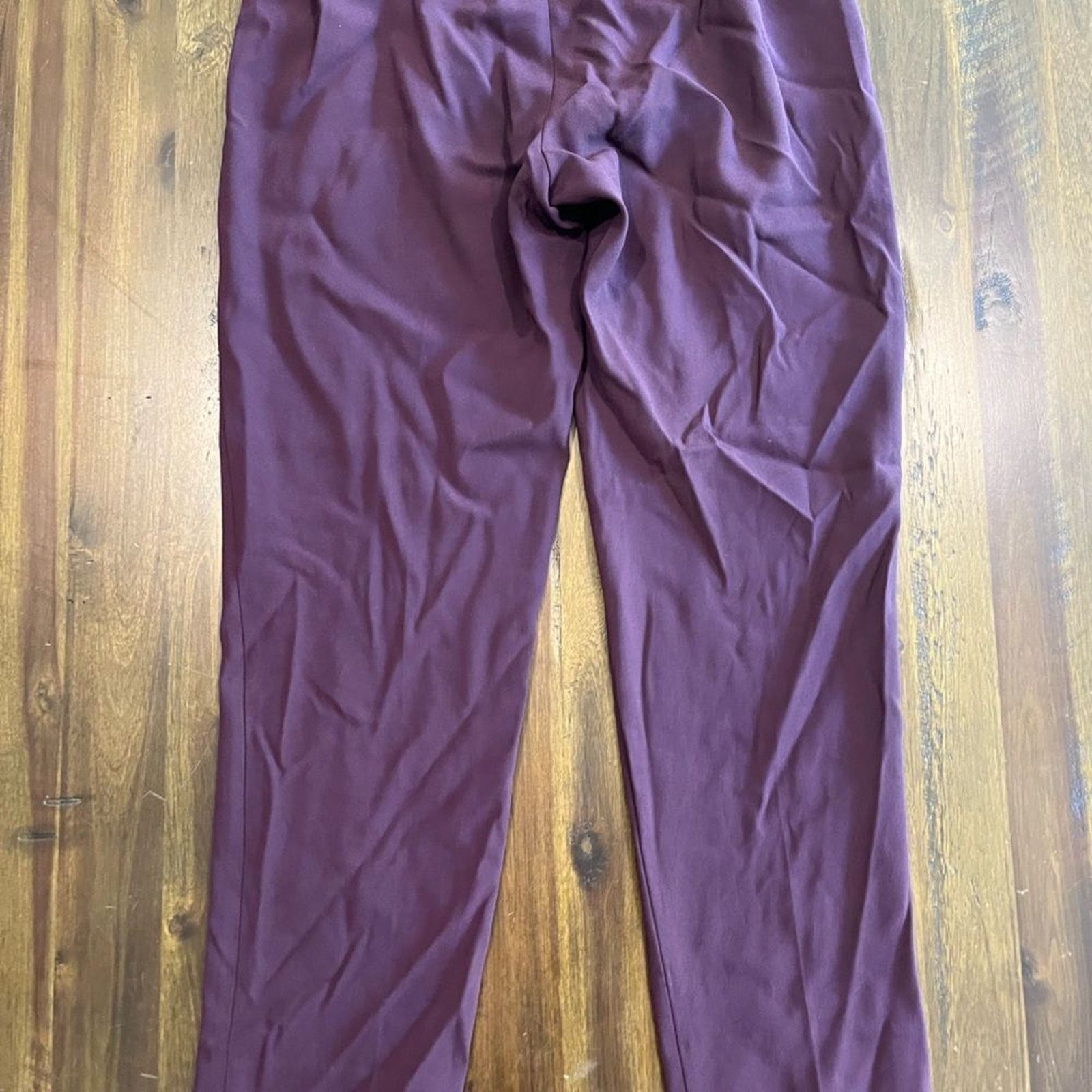 Vintage Babaton Aritzia Conan Cropped Trousers Plum - Size 0 Size 25" / US 0 / IT 36 - 7 Thumbnail