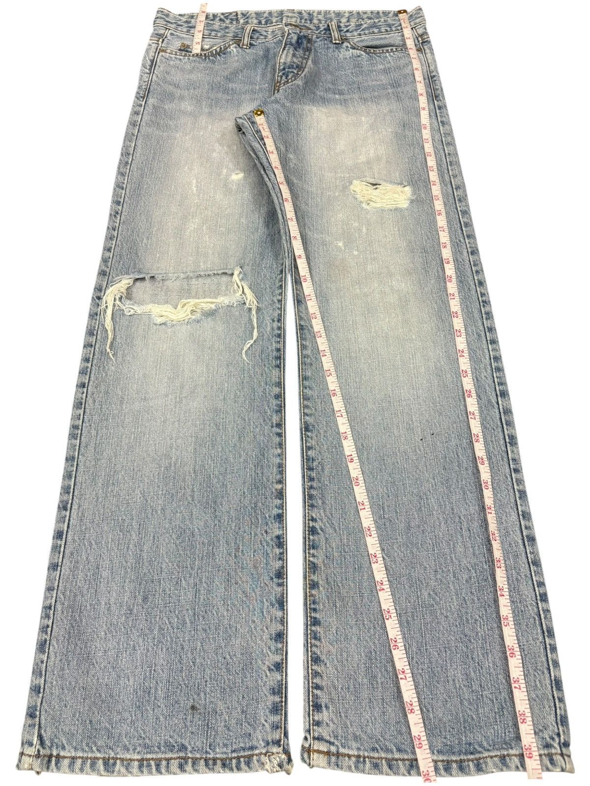 Japanese Brand Vintage Japanese Cocolulu Distressed Baggy Jeans Size 32" / US 10 / IT 46 - 11 Thumbnail