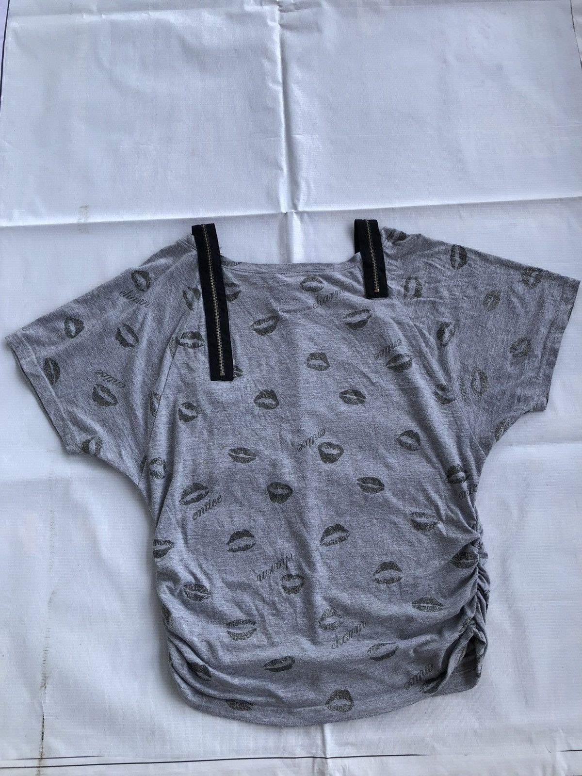 If Six Was Nine Y2K Punk Zipper Style Plein Beaute women’s shirt Size L / US 10 / IT 46 - 5 Thumbnail