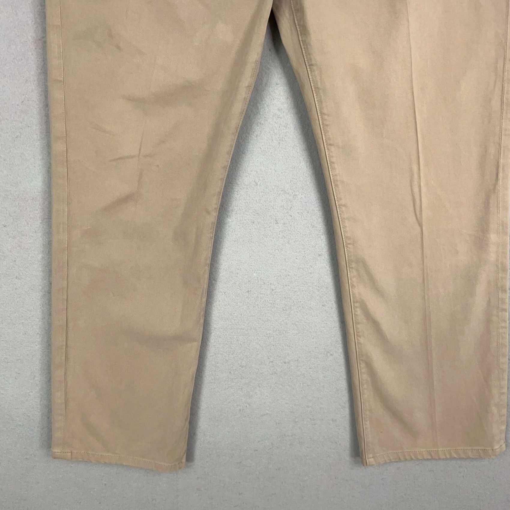 Vintage AG The Protégé Pants Mens 36 Khaki Stretch Classic Straight Size US 36 / EU 52 - 3 Thumbnail