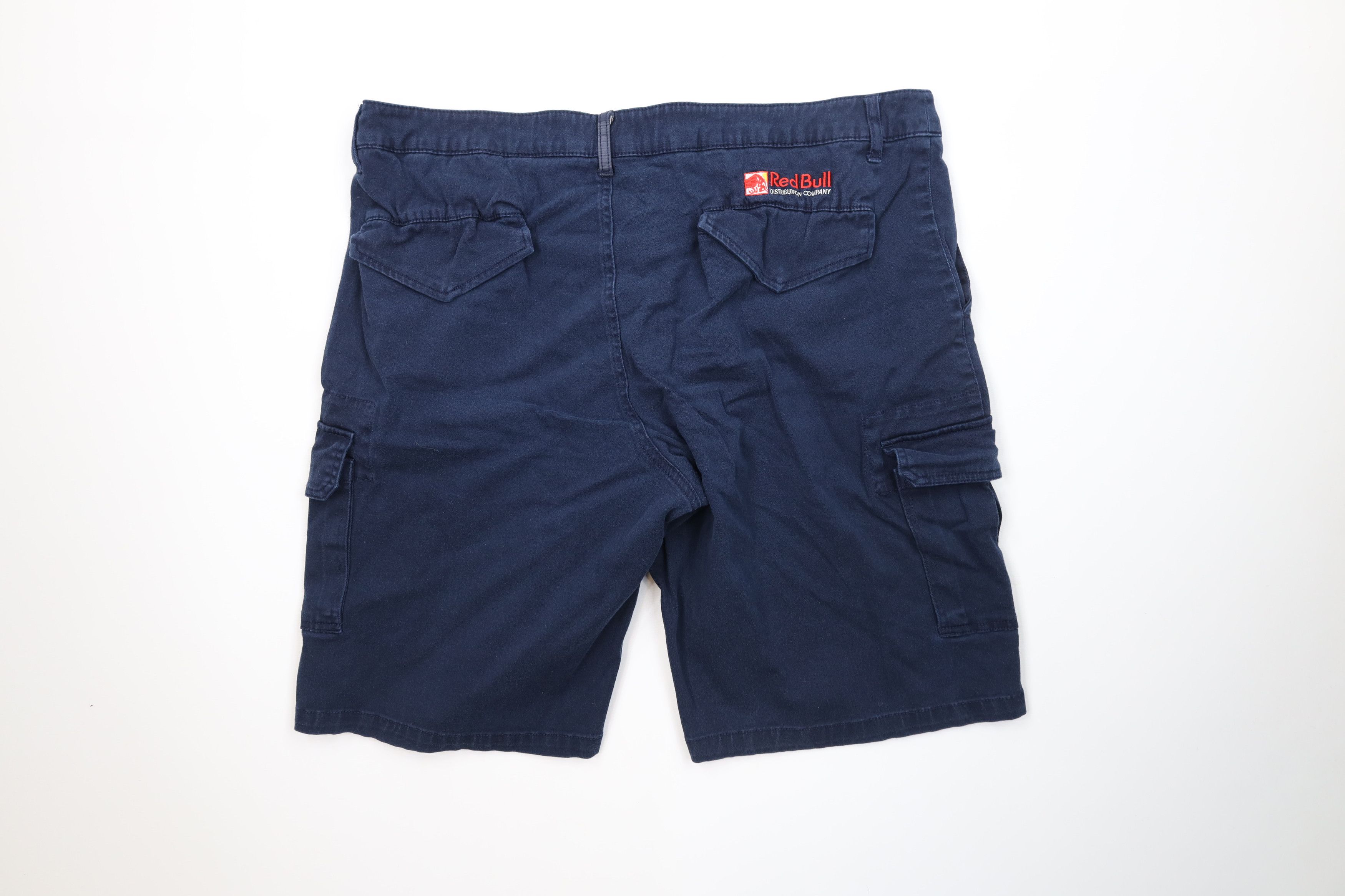 Vintage Vintage Red Bull Racing Spell Out Cargo Shorts Blue Cotton Size US 38 / EU 54 - 8 Thumbnail