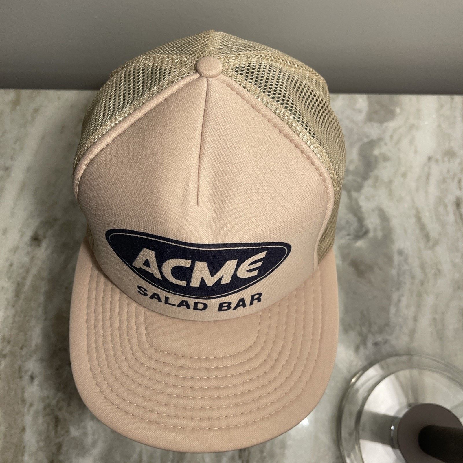 Vintage rucker Hat Snapback Cap ACME Food Service Salad Bar NWOT Size ONE SIZE - 4 Thumbnail
