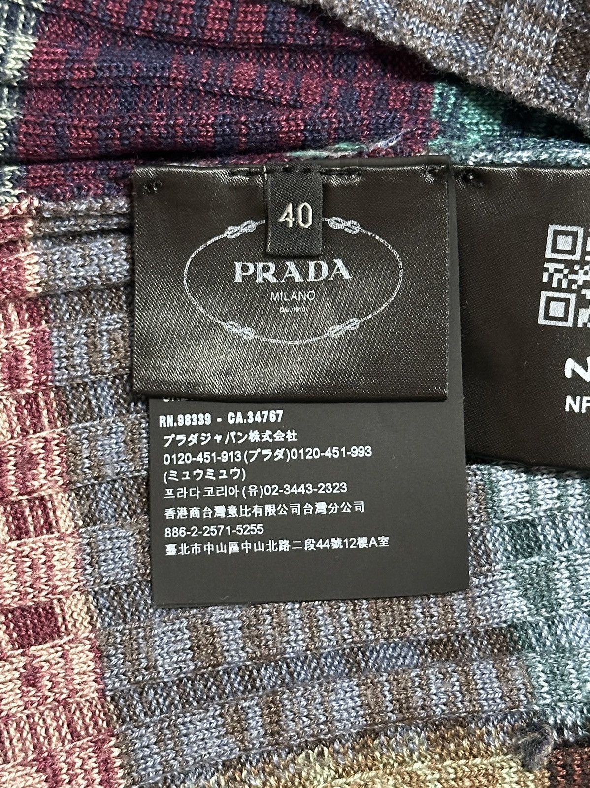 Prada PRADA Spring Summer 2020 Ribbed Knit Polo Shirt Size M / US 6-8 / IT 42-44 - 6 Thumbnail