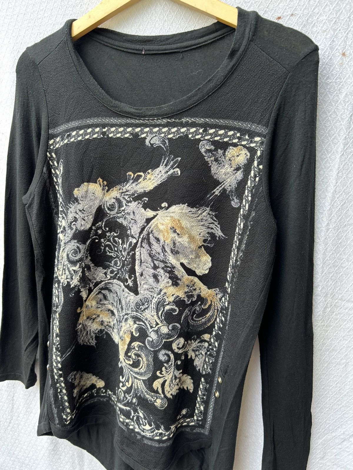 20471120 × Japanese Brand Japanese style tribal poem longsleeve Size US L / EU 52-54 / 3 - 4 Thumbnail