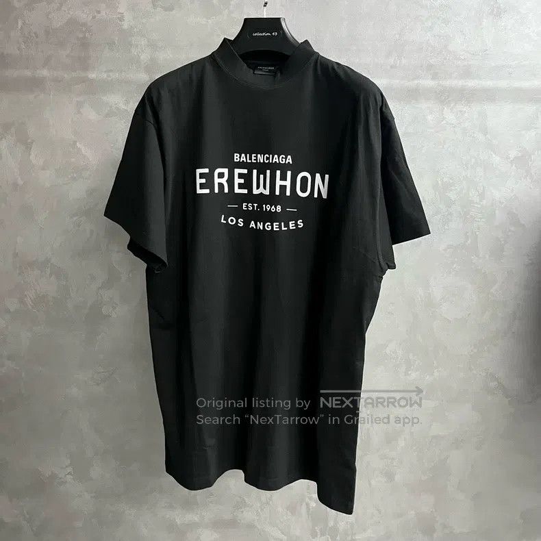 Balenciaga Balenciaga Logo Letter Printed Casual Round Neck Short Sle Size US M / EU 48-50 / 2 - 1 Thumbnail