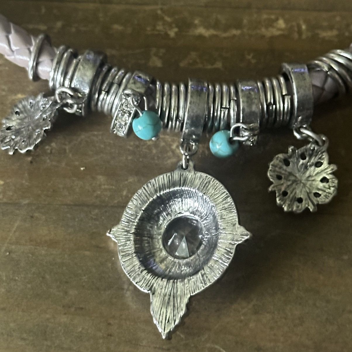 Other Southwestern braided sliding charms pendant necklace Size ONE SIZE - 4 Thumbnail
