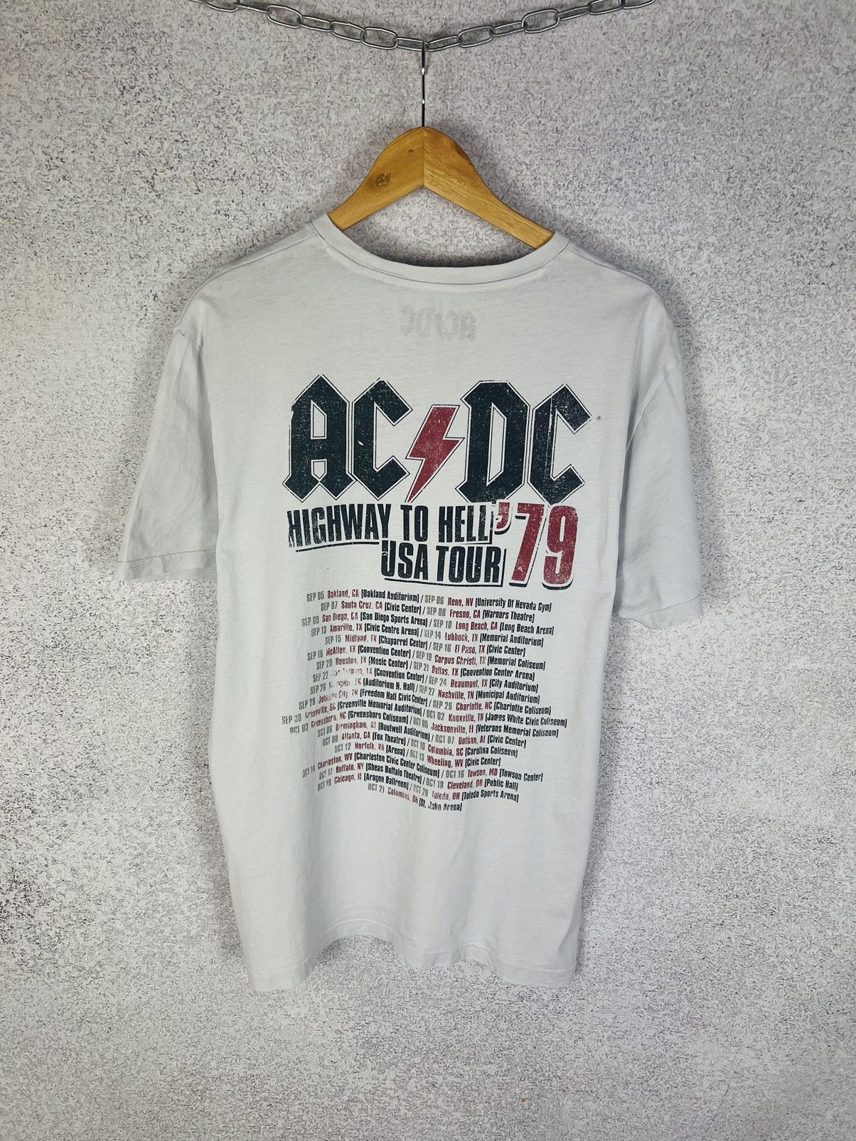 Band Tees Vintage AC/DC Highway To Hell USA Tour 1979 Band Tee Size US L / EU 52-54 / 3 - 2 Thumbnail