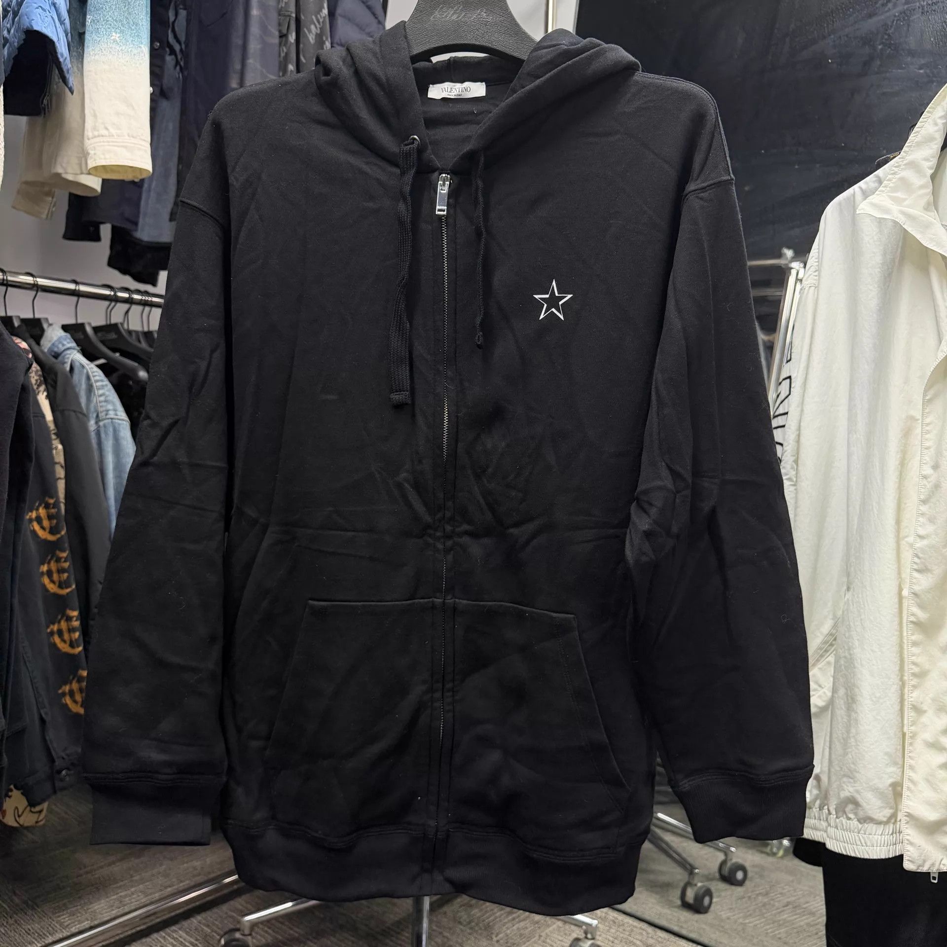 Valentino VALENTINO hooded zip jacket new S oversized Size US S / EU 44-46 / 1 - 1 Thumbnail