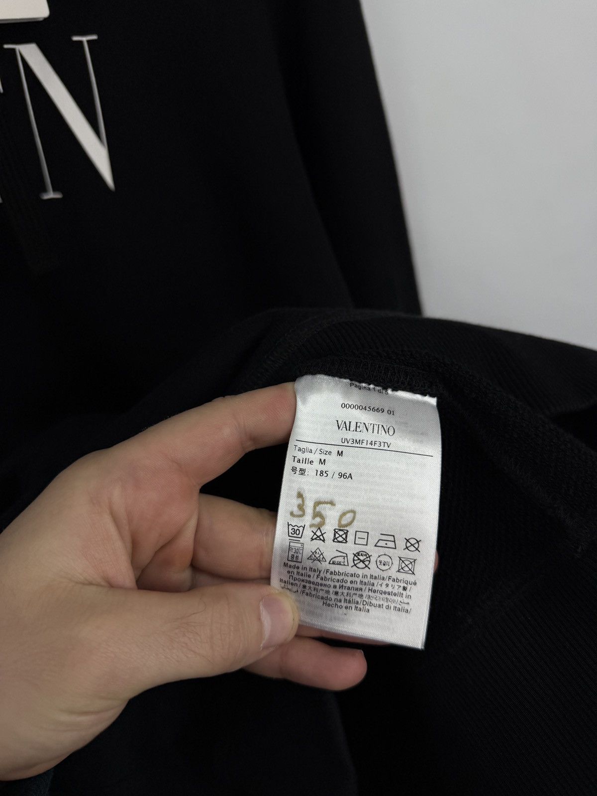 Valentino 🇮🇹 NEW❗️ Valentino VLTN Hoodie Made in Italy Size M Size US M / EU 48-50 / 2 - 12 Thumbnail