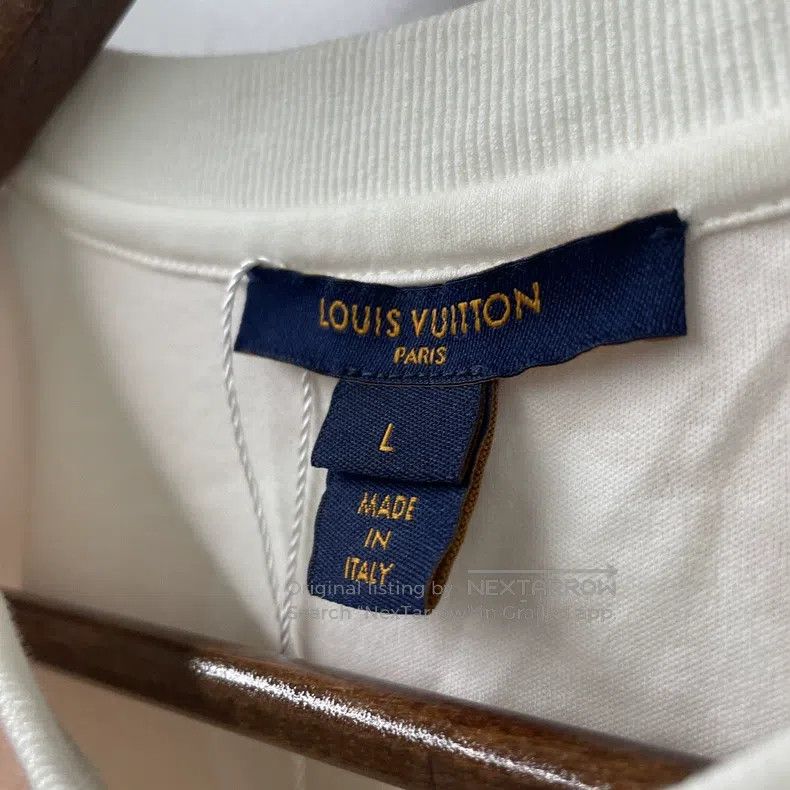 Louis Vuitton Louis Vuitton Logo printed gradient short sleeves Size L / US 10 / IT 46 - 3 Thumbnail