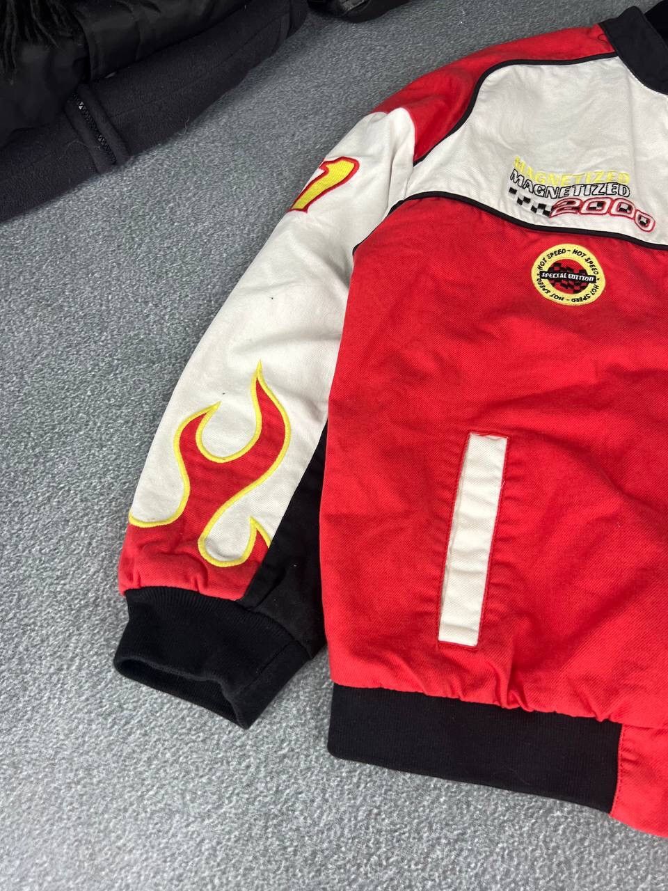 Hysteric Glamour Vintage Racing Fire Logo Y2K Bomber Jacket Size US M / EU 48-50 / 2 - 5 Thumbnail