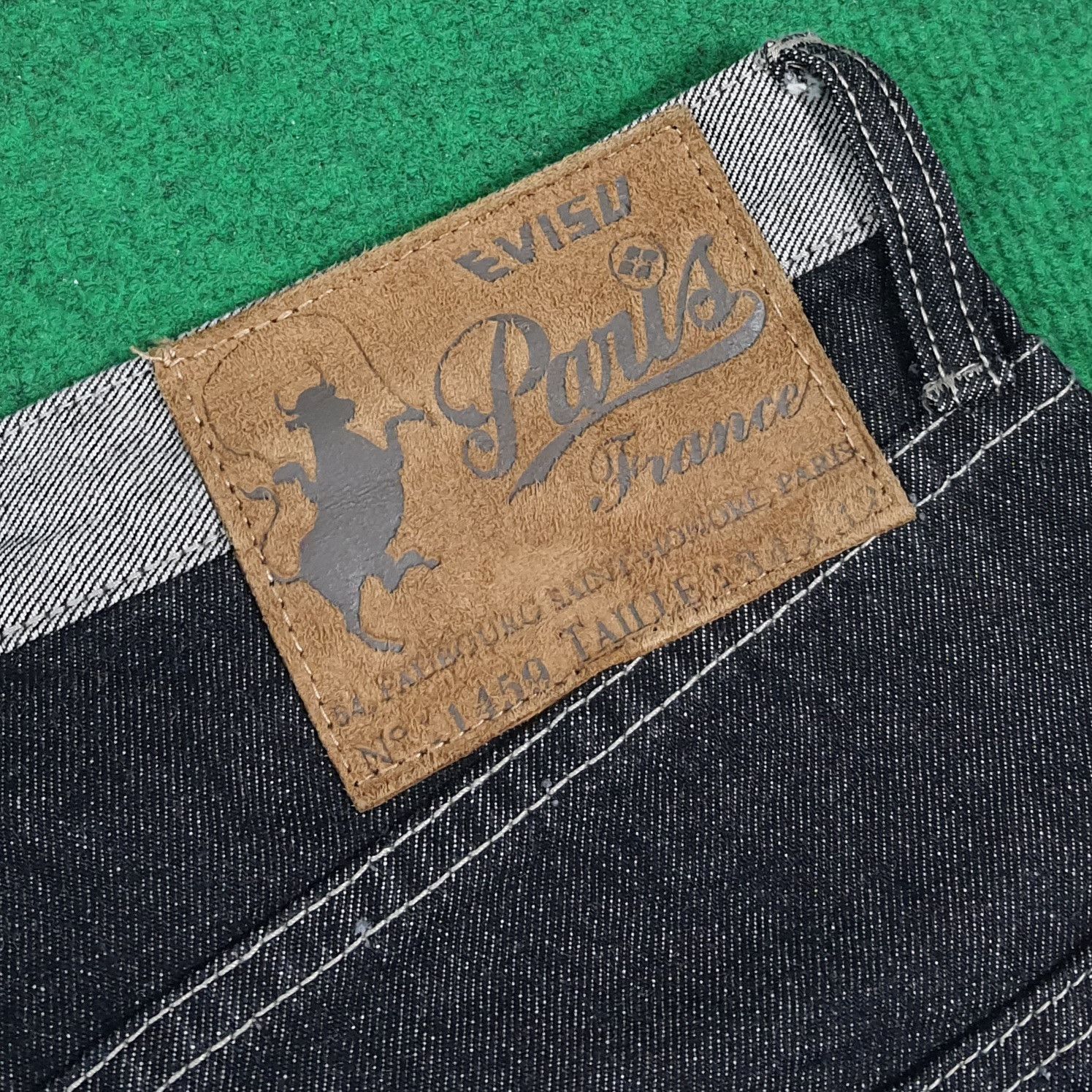 Evisu Vintage Evisu Paris Selvedge Reversible Custom Daicock Jeans Size US 35 - 6 Thumbnail