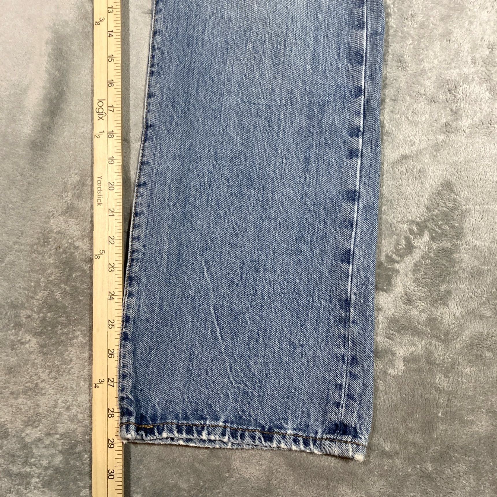 Levi's Levis 501 Jeans Men 36x29 37x30 Tag Original Fit Wash Button Fly Denim Casual Size US 38 / EU 54 - 4 Thumbnail