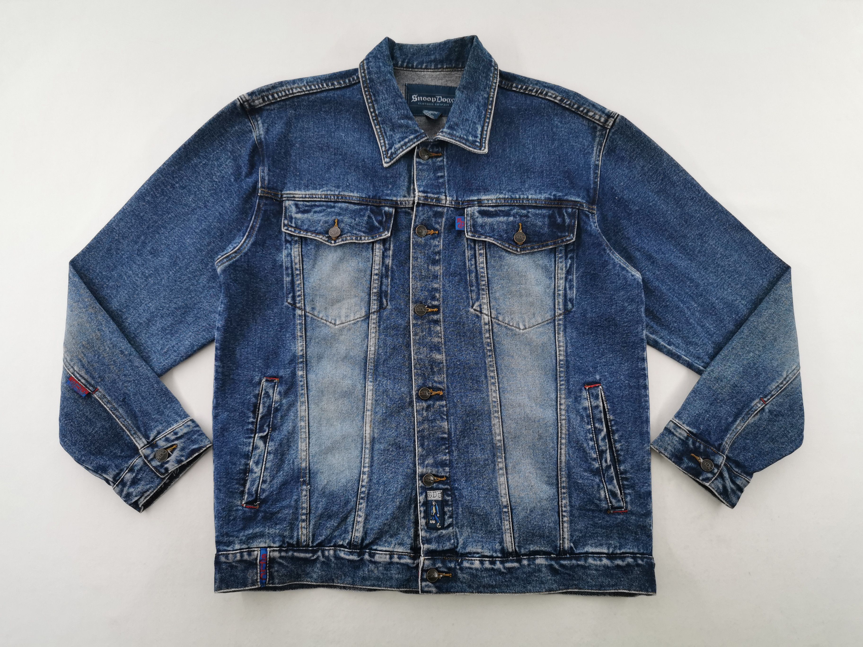 Snoop Dogg Vintage 90s Snoop Dogg Denim Jeans Jacket Size L Size US L / EU 52-54 / 3 - 1 Thumbnail